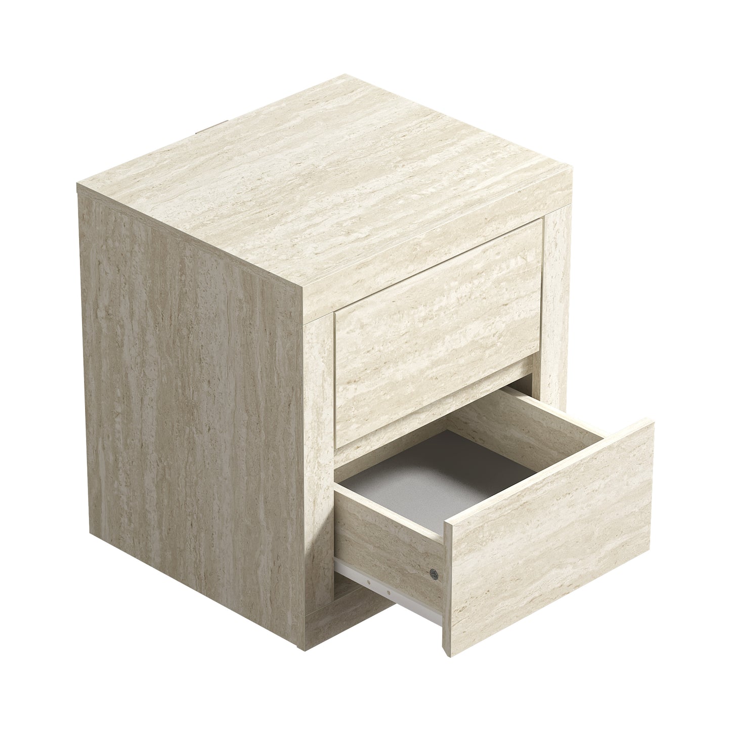 Galano Modern Tall 2-Drawer Nightstand 18.9" W × 16.3" D × 20.3" H