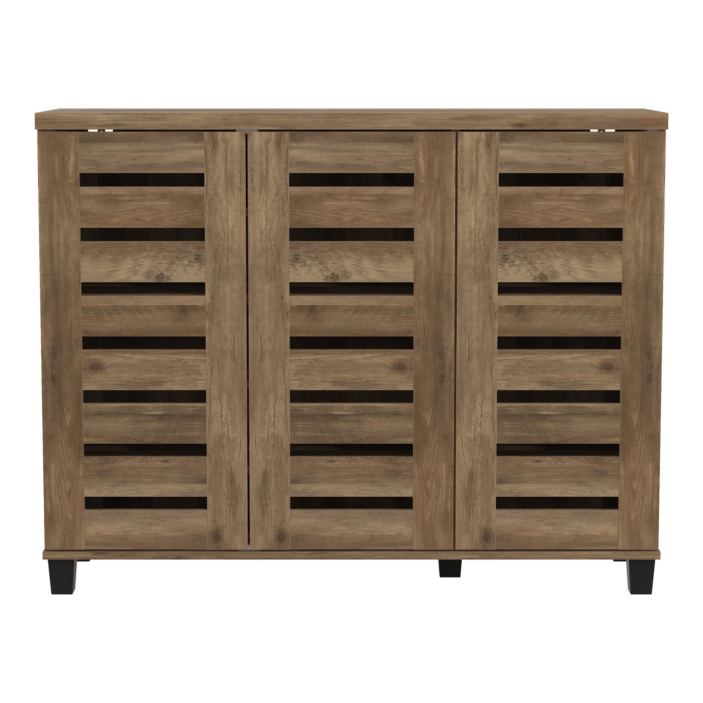 GALANO Shoe Storage Cabinet with Adjustable Shelves in White 45.3" W x 13" D x 35.4" H