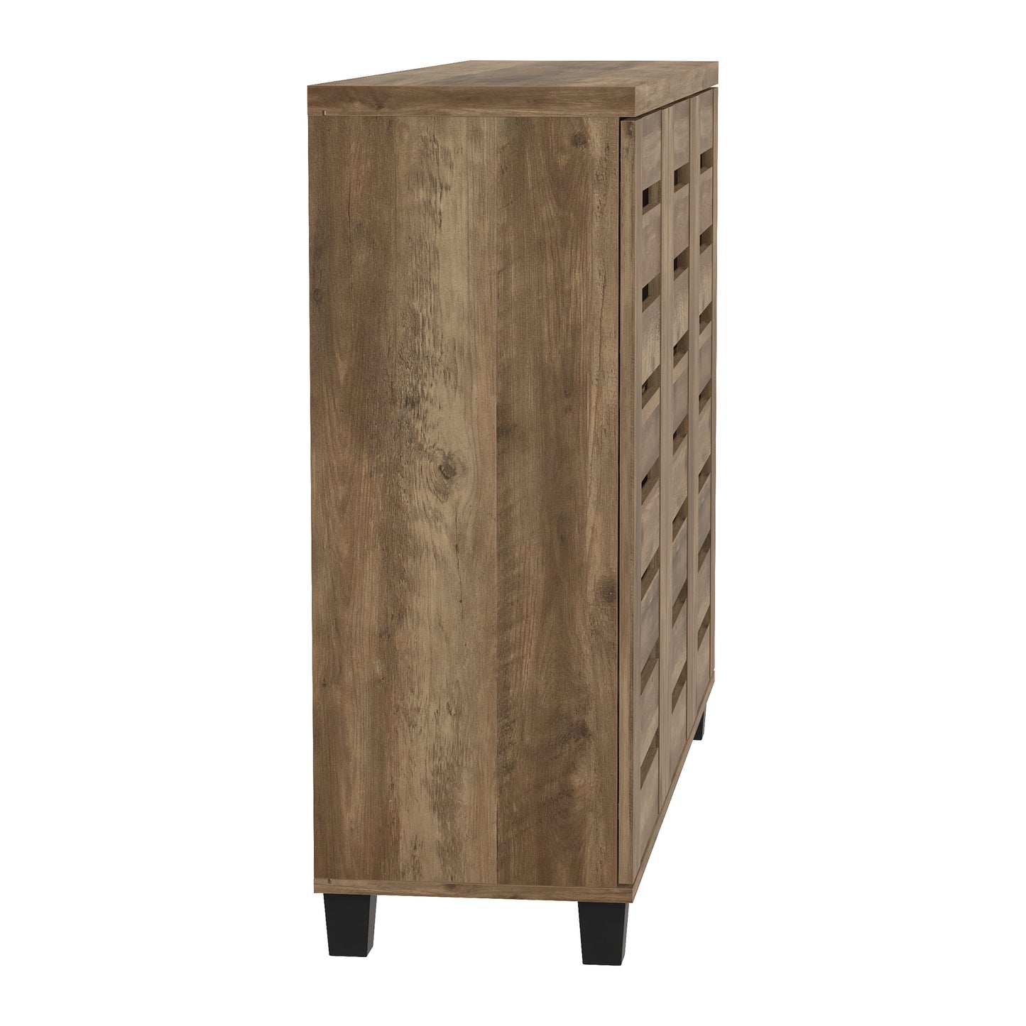 GALANO Shoe Storage Cabinet with Adjustable Shelves in White 45.3" W x 13" D x 35.4" H