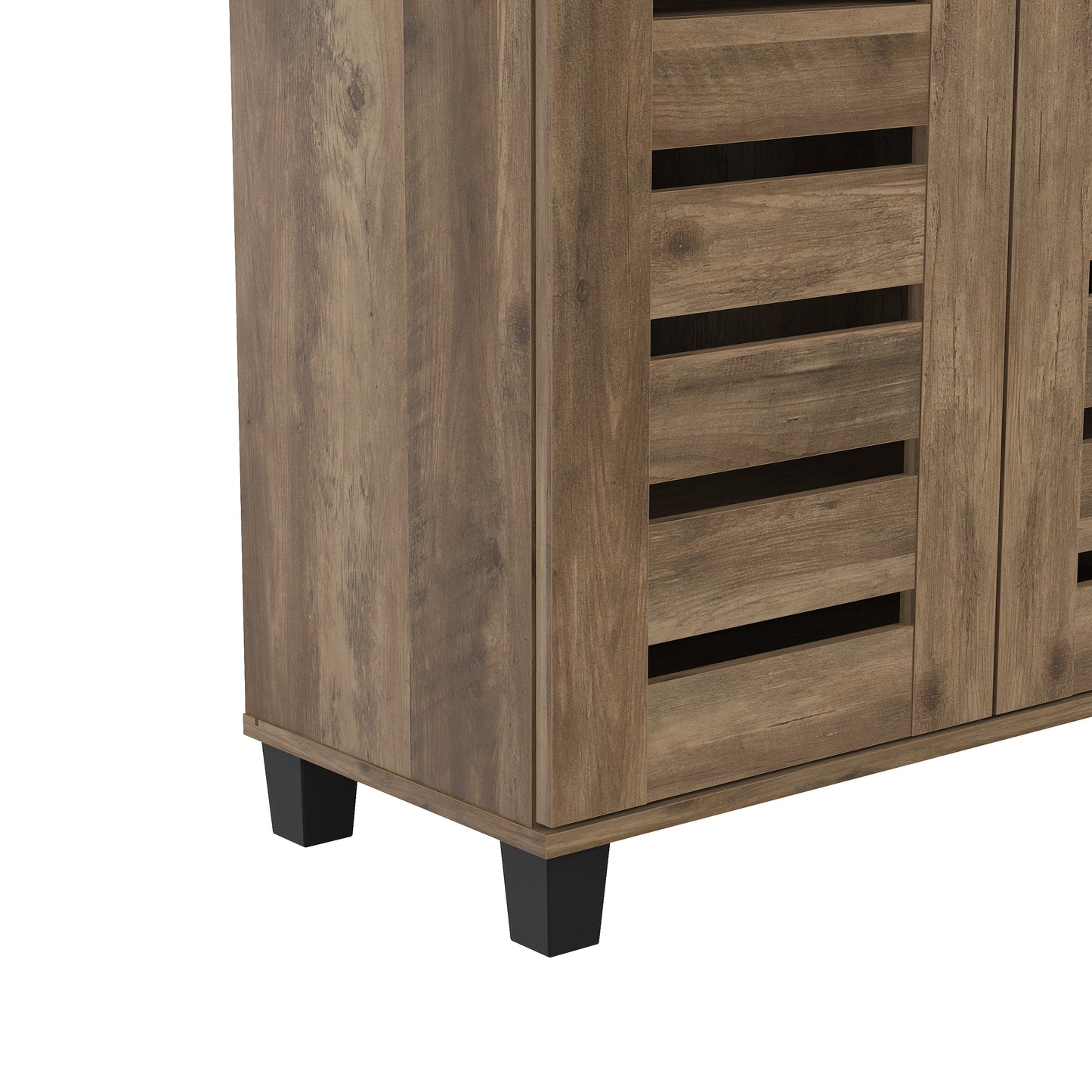 GALANO Shoe Storage Cabinet with Adjustable Shelves in White 45.3" W x 13" D x 35.4" H