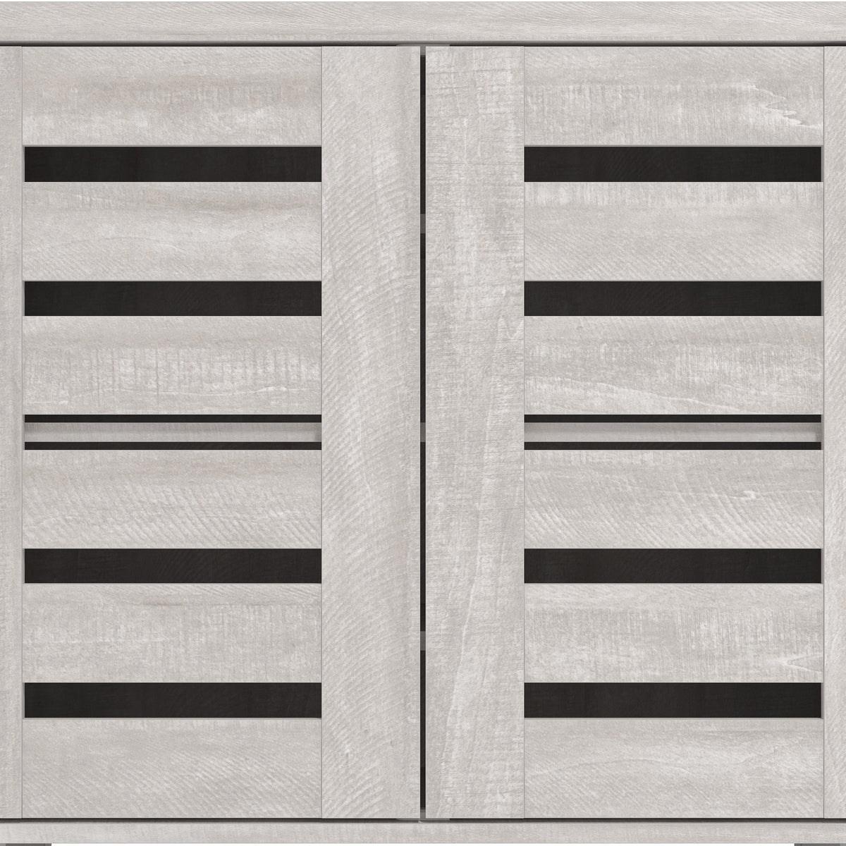 GALANO Shoe Storage Cabinet with Slatted Doors, 12-Pair Capacity