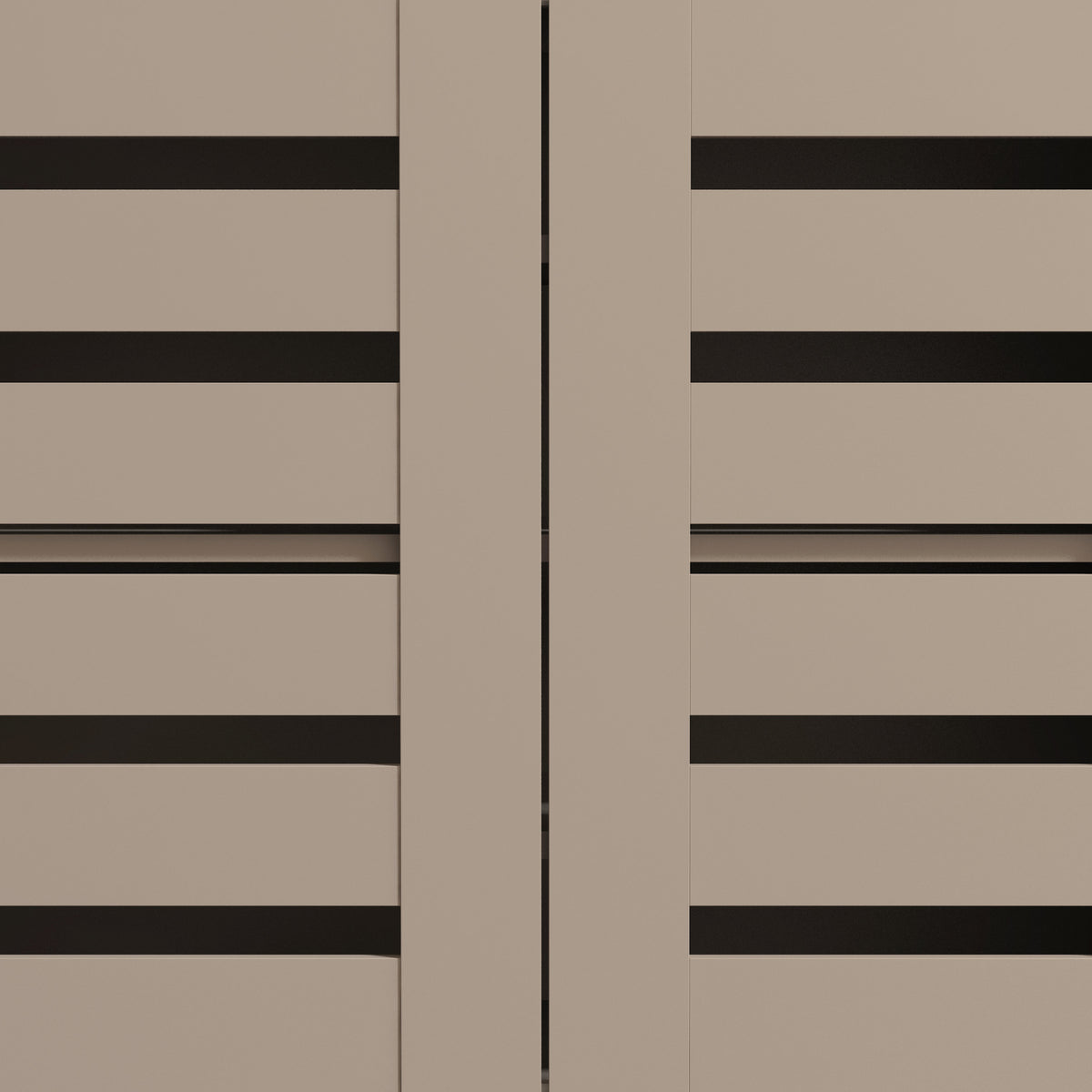 GALANO Shoe Storage Cabinet with Slatted Doors, 12-Pair Capacity