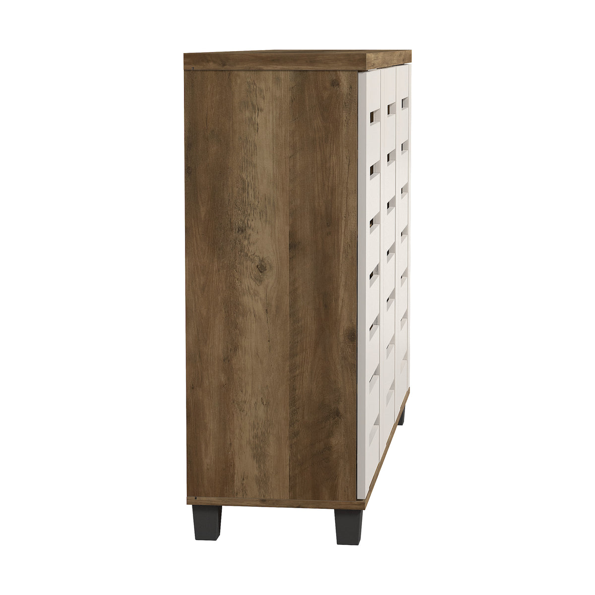GALANO Shoe Storage Cabinet with 3 Slatted Doors, Up to 20 Pairs, 1pc