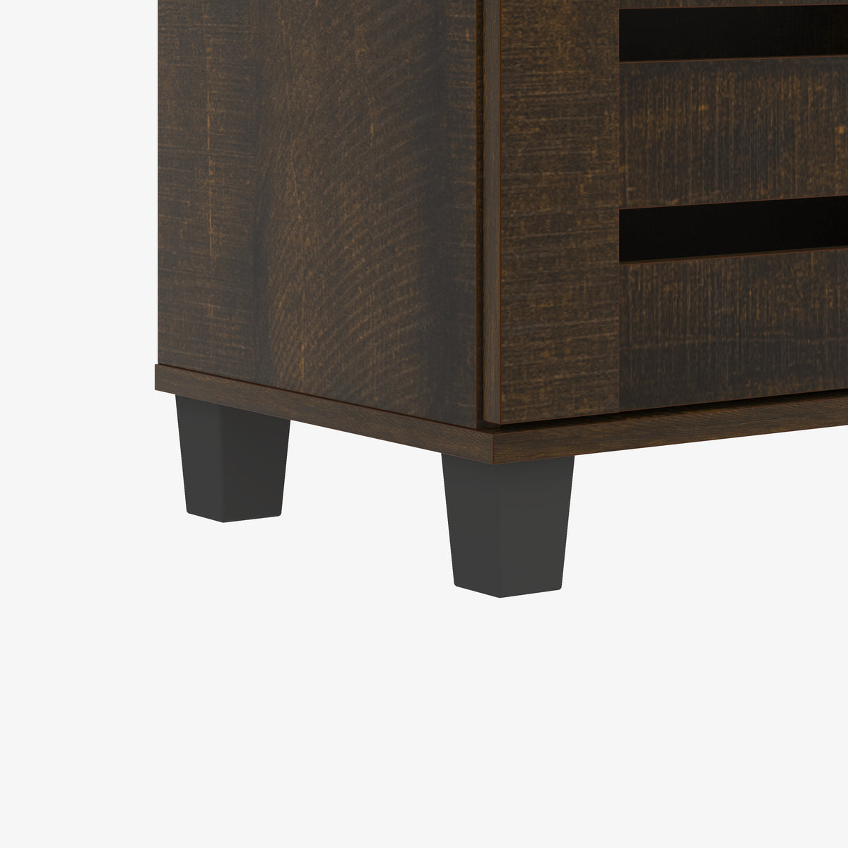GALANO 16-Pair Shoe Storage Cabinet with 3 Slatted Doors