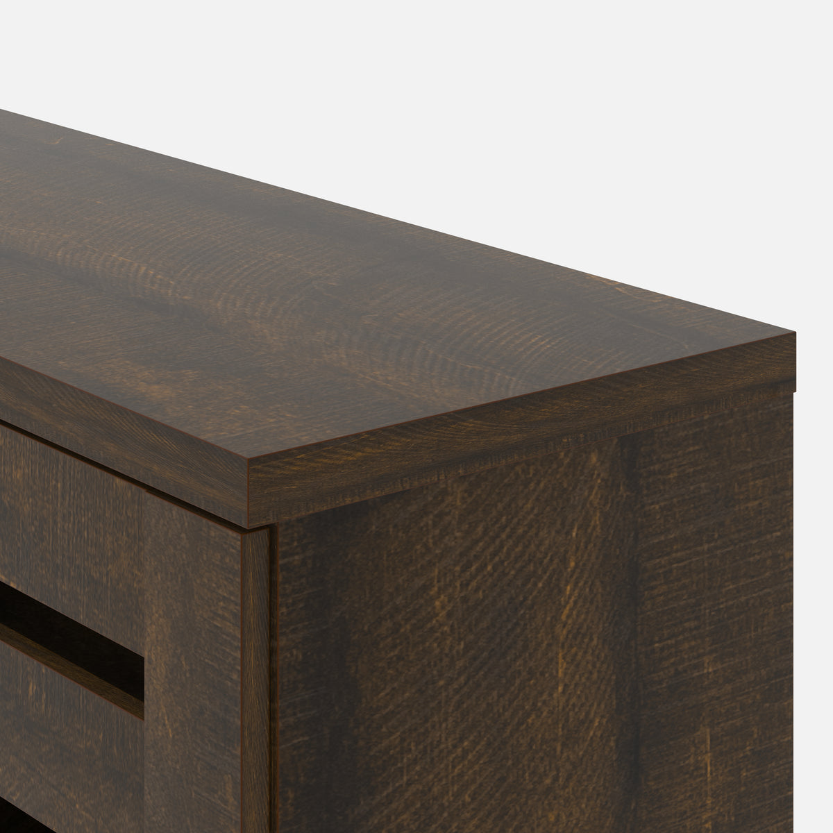 GALANO 16-Pair Shoe Storage Cabinet with 3 Slatted Doors