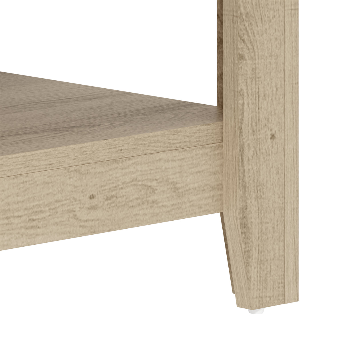 GALANO Coffee Table with Storage Shelf, 34.8" Square, 1-Piece
