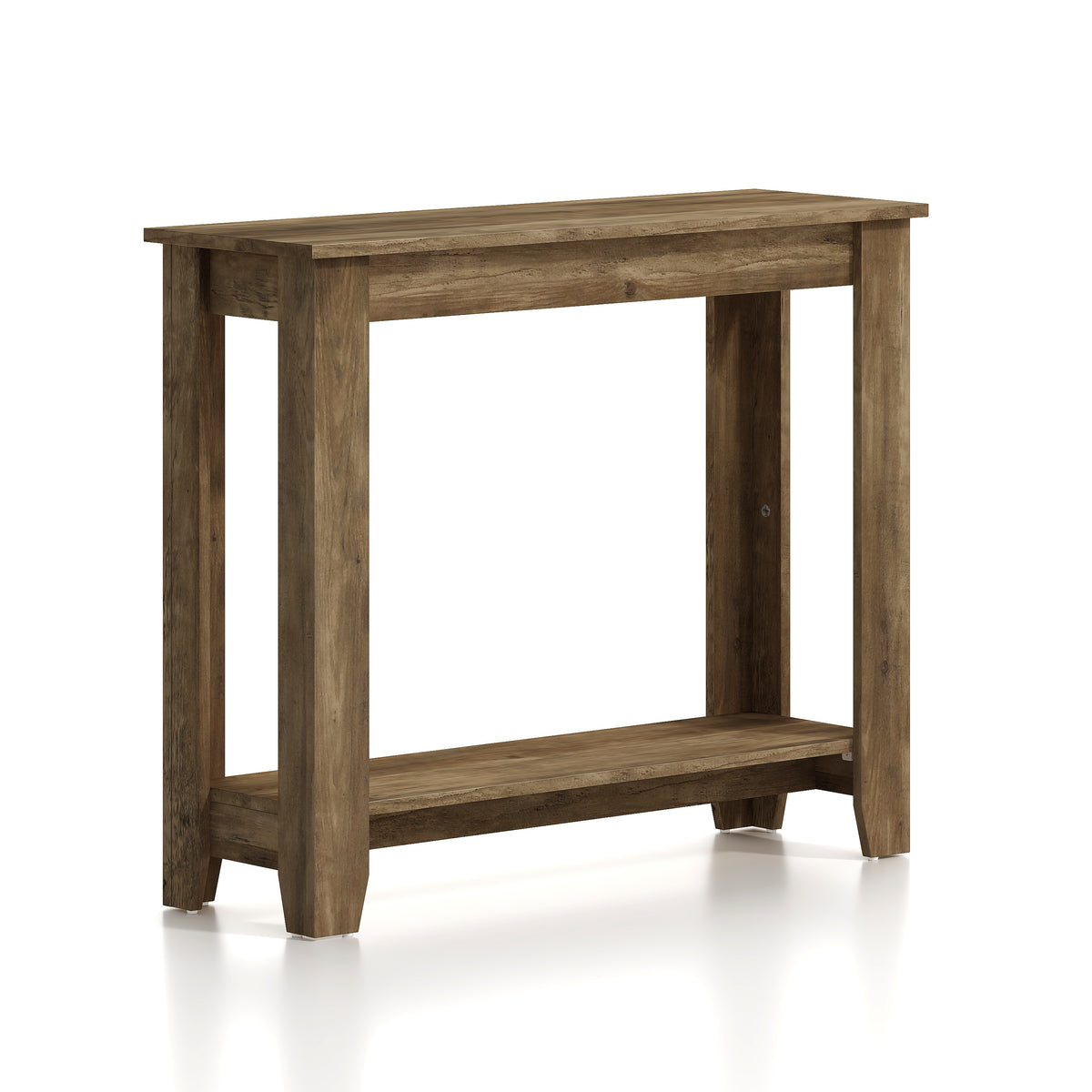 GALANO Transitional Console Table with Open Lower Shelf, 35.2"