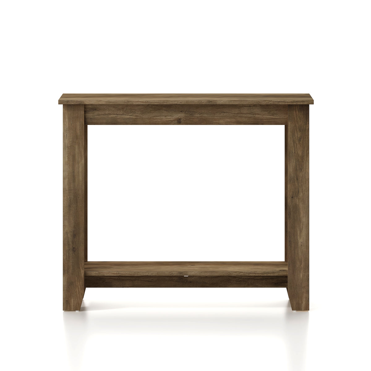 GALANO Transitional Console Table with Open Lower Shelf, 35.2"