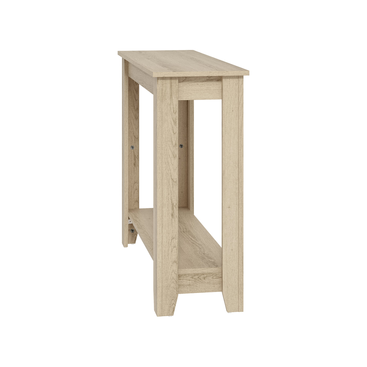 GALANO Transitional Console Table with Open Lower Shelf, 35.2"