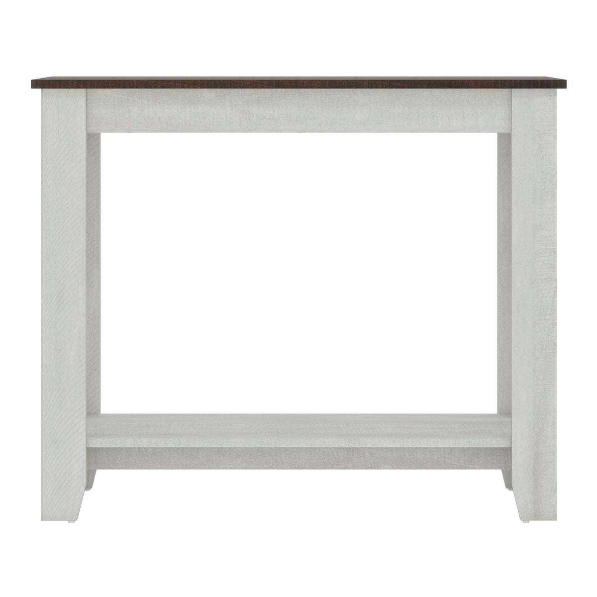 GALANO Transitional Console Table with Open Lower Shelf, 35.2"