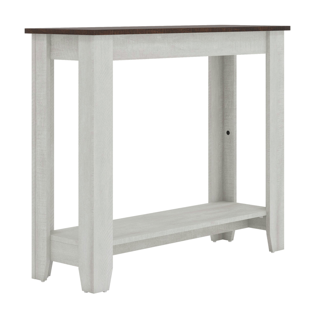 GALANO Transitional Console Table with Open Lower Shelf, 35.2"