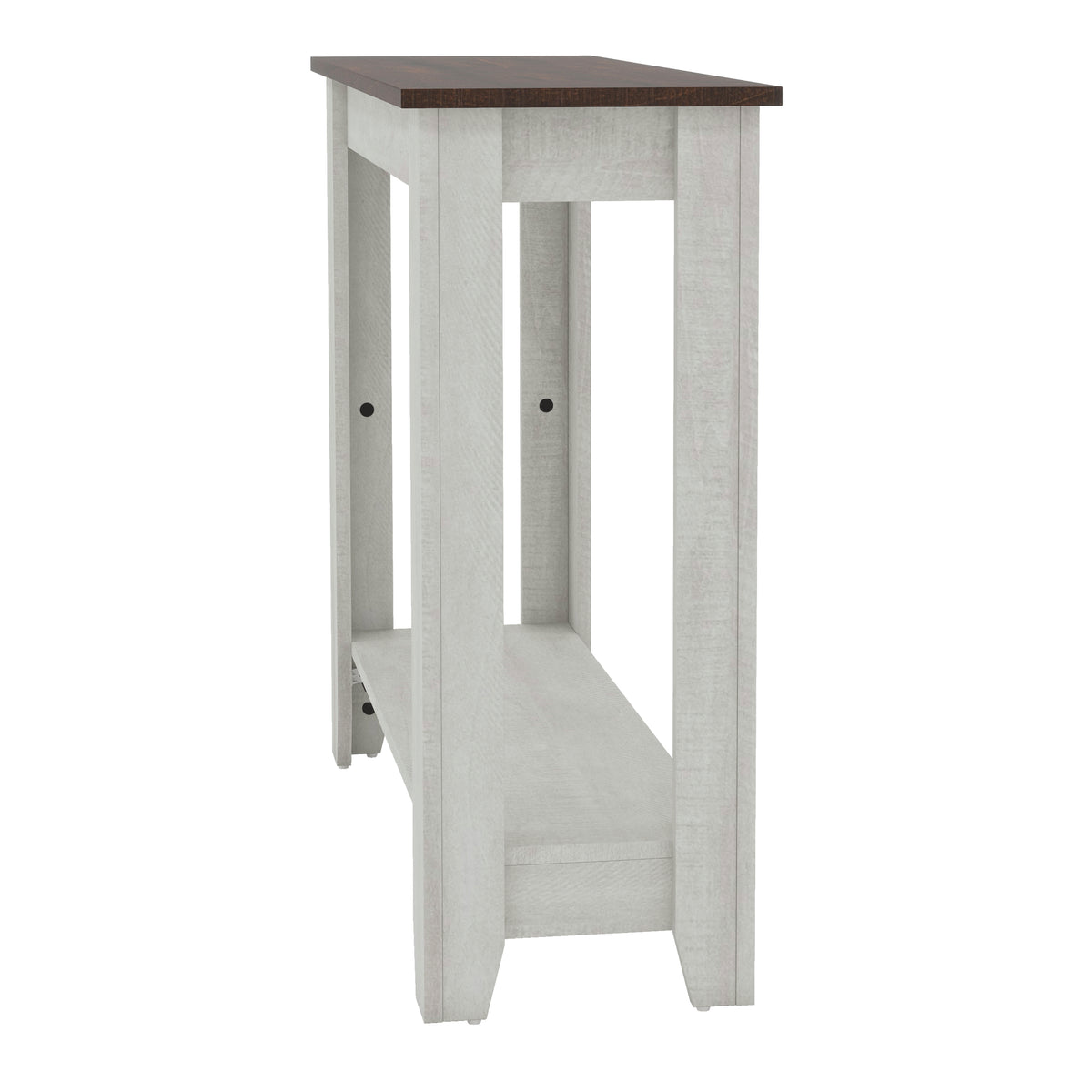 GALANO Transitional Console Table with Open Lower Shelf, 35.2"