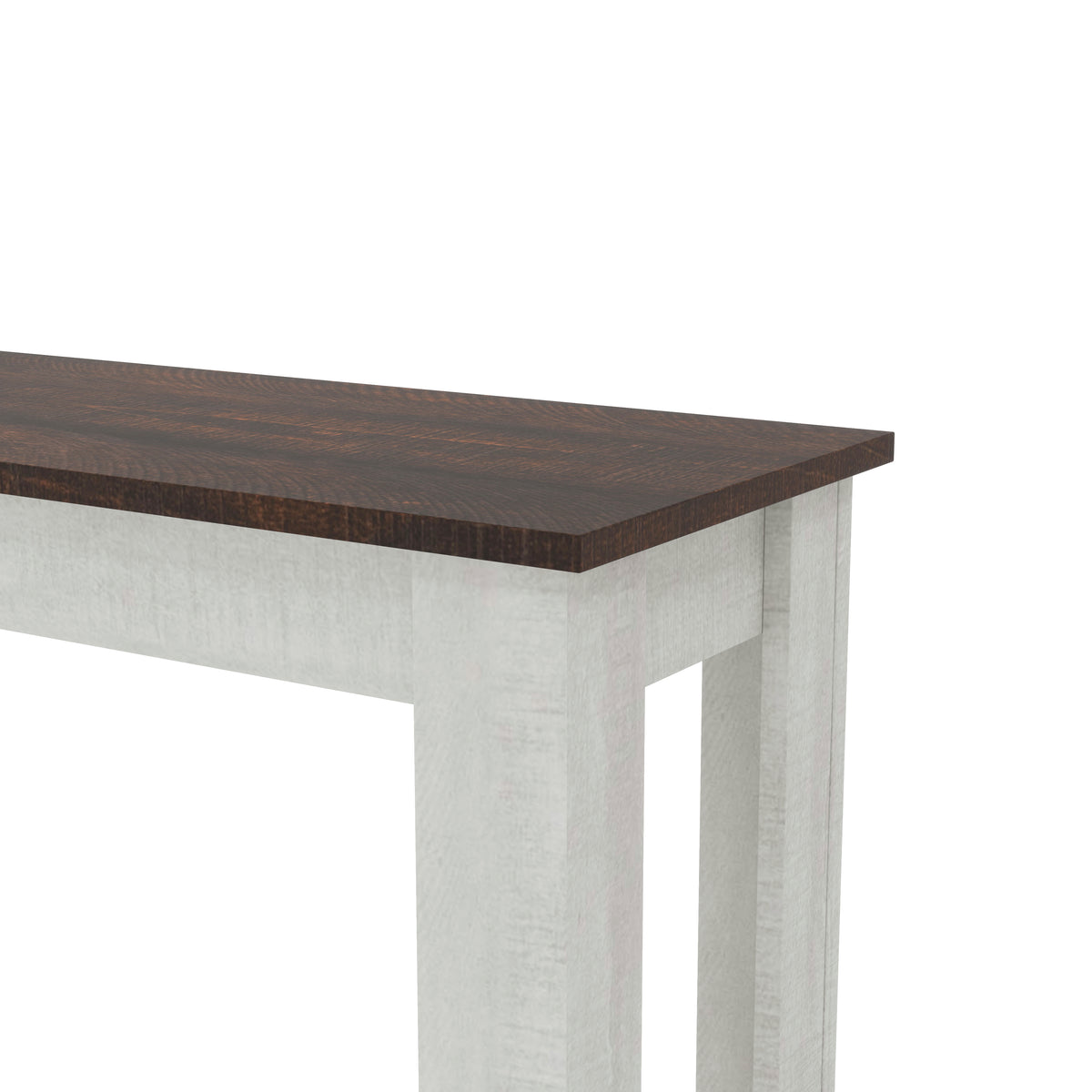 GALANO Transitional Console Table with Open Lower Shelf, 35.2"
