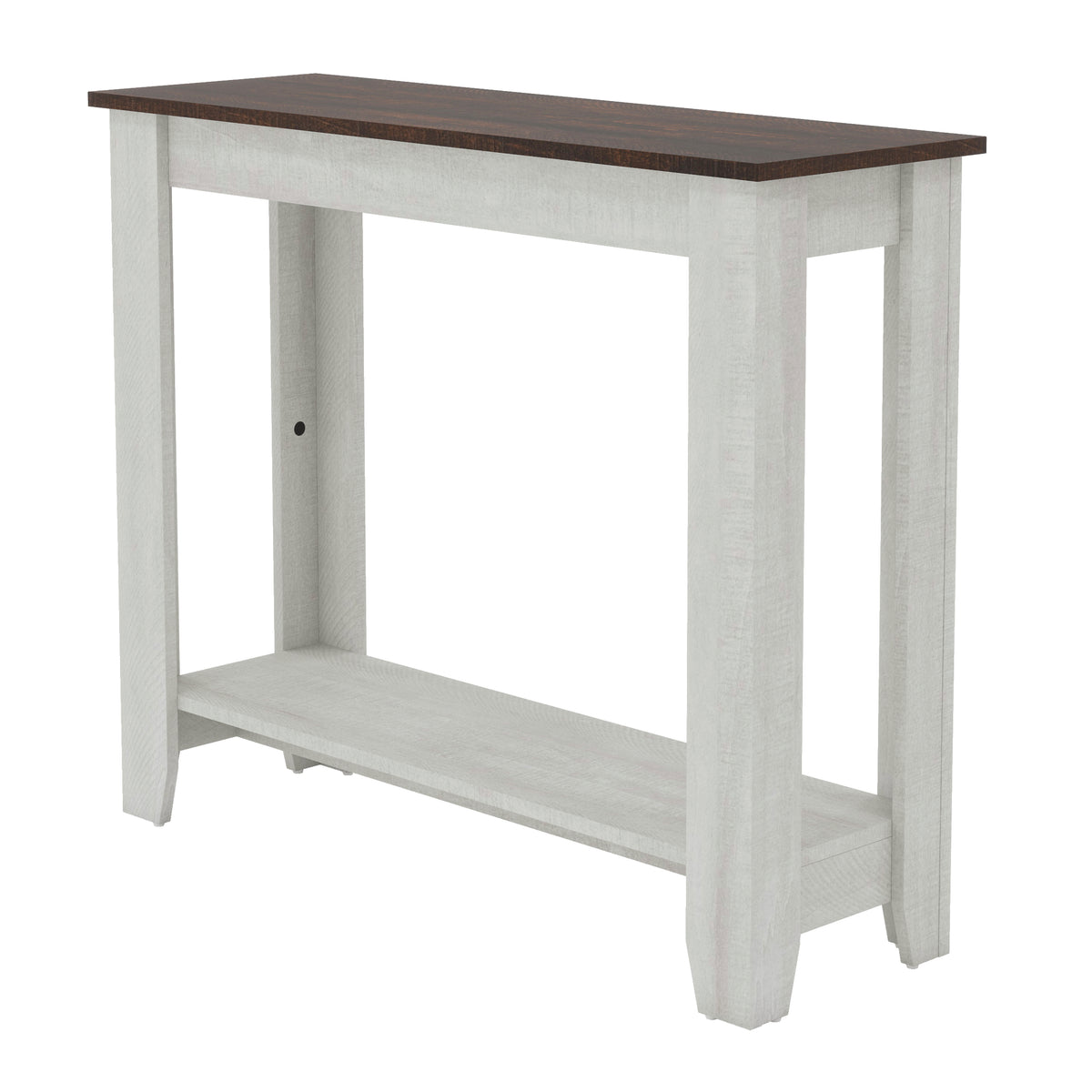 GALANO Transitional Console Table with Open Lower Shelf, 35.2"