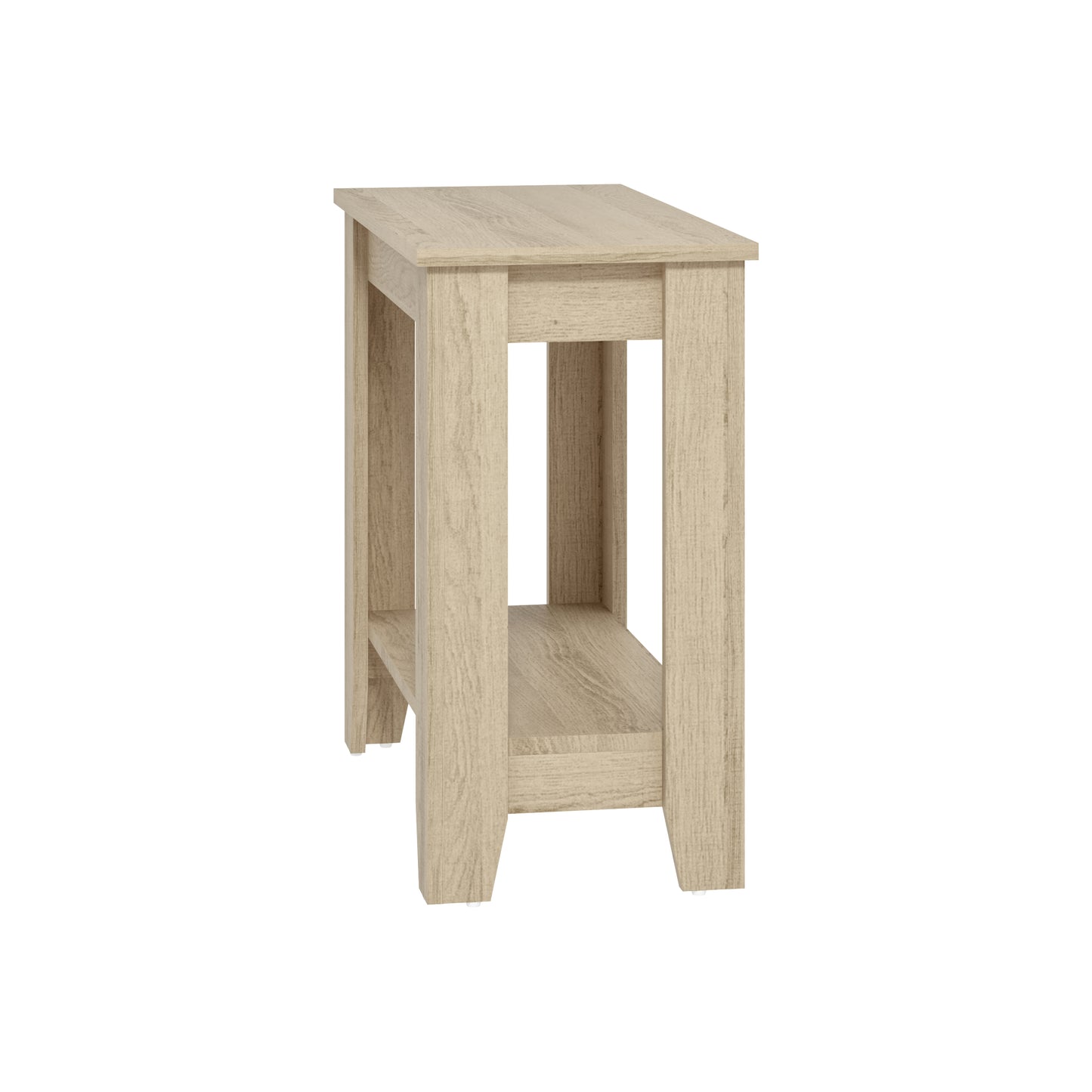 Galano End Table with Drawer and Storage Shelf 23.4" W × 11.7" D × 22" H