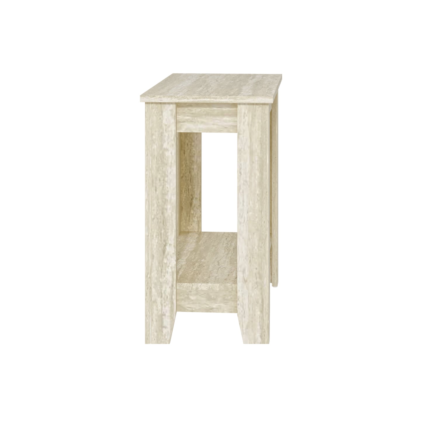 Galano End Table with Drawer and Storage Shelf 23.4" W × 11.7" D × 22" H