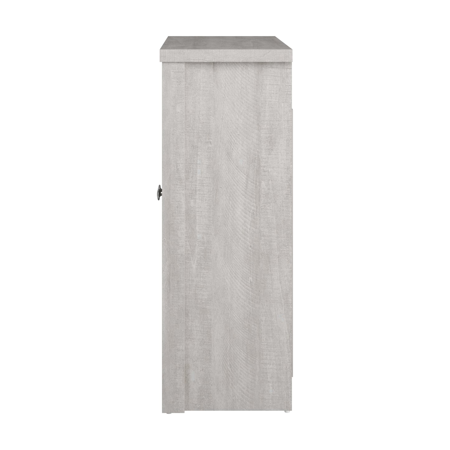 Galano Freestanding Bathroom Cabinet with Mirrored Doors in Dusty Gray Oak 25" W × 11.7" D × 32" H