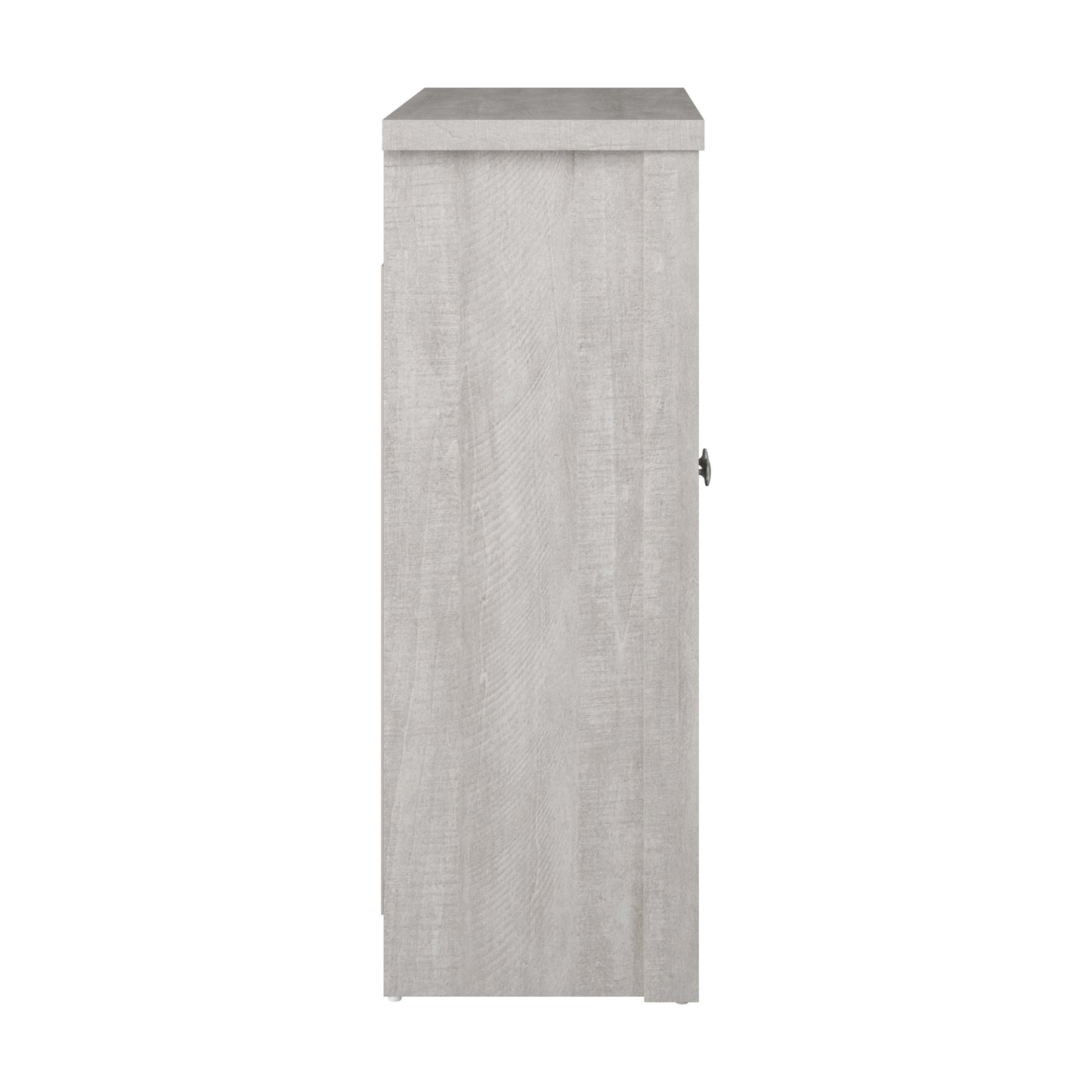 Galano Freestanding Bathroom Cabinet with Mirrored Doors in Dusty Gray Oak 25" W × 11.7" D × 32" H
