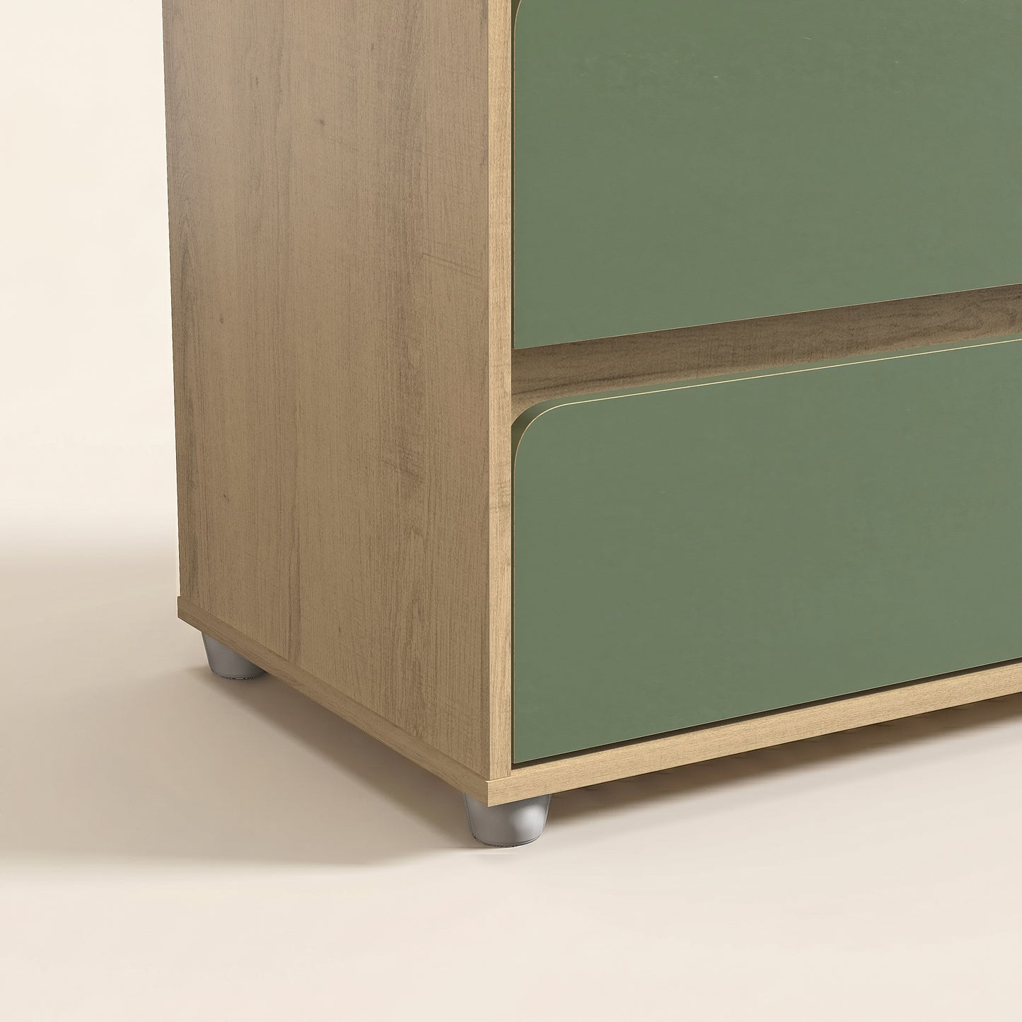 5-Drawer Chest with Interlock System, 1-Piece, Oslo Oak