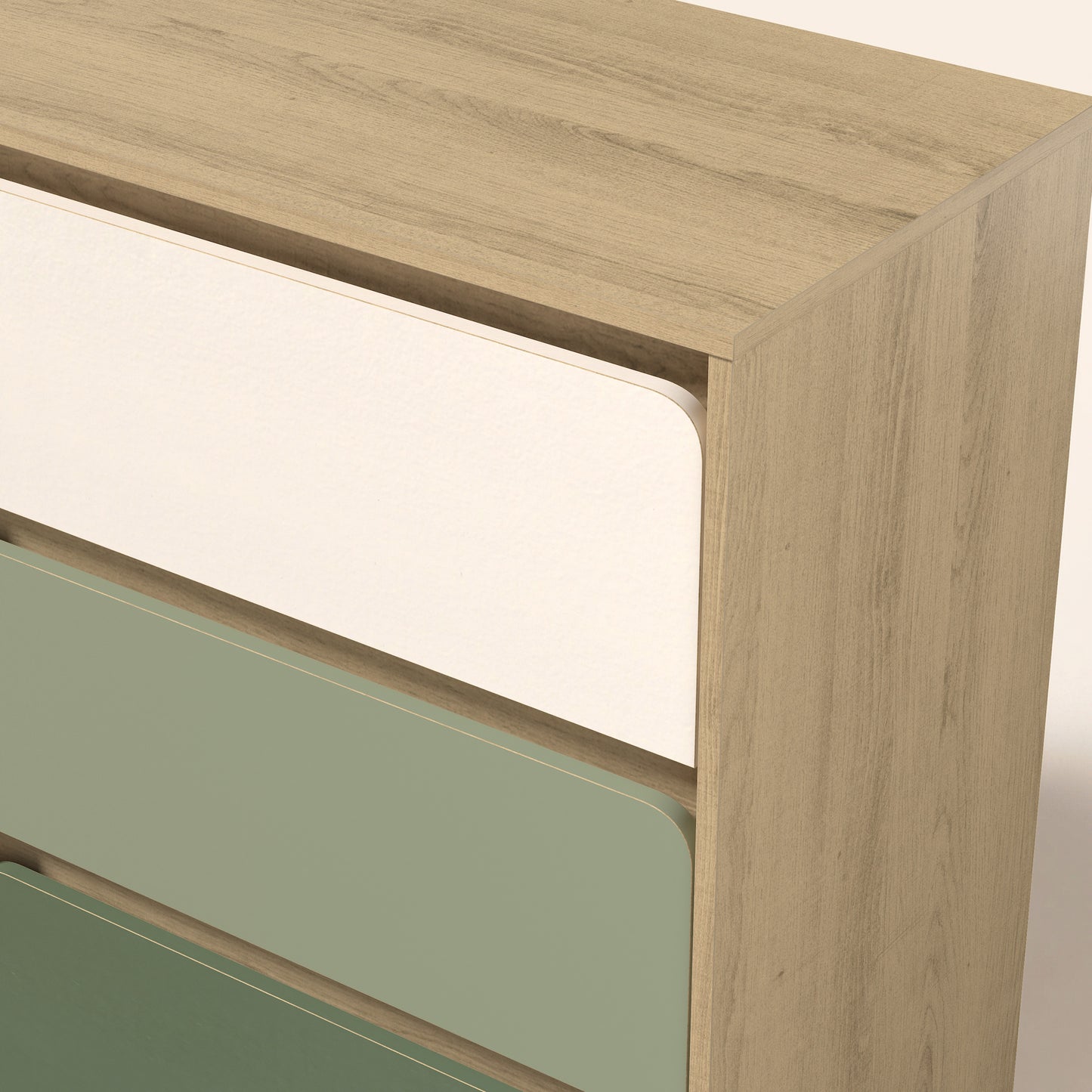 6-Drawer Kids Dresser, 1-Piece, Oslo Oak