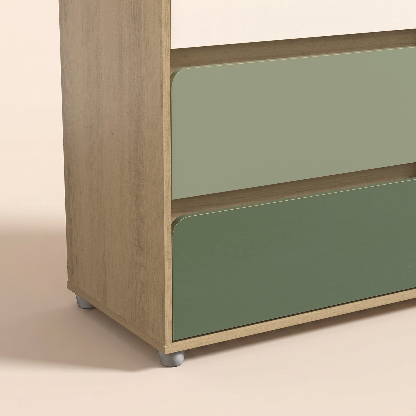6-Drawer Kids Dresser, 1-Piece, Oslo Oak