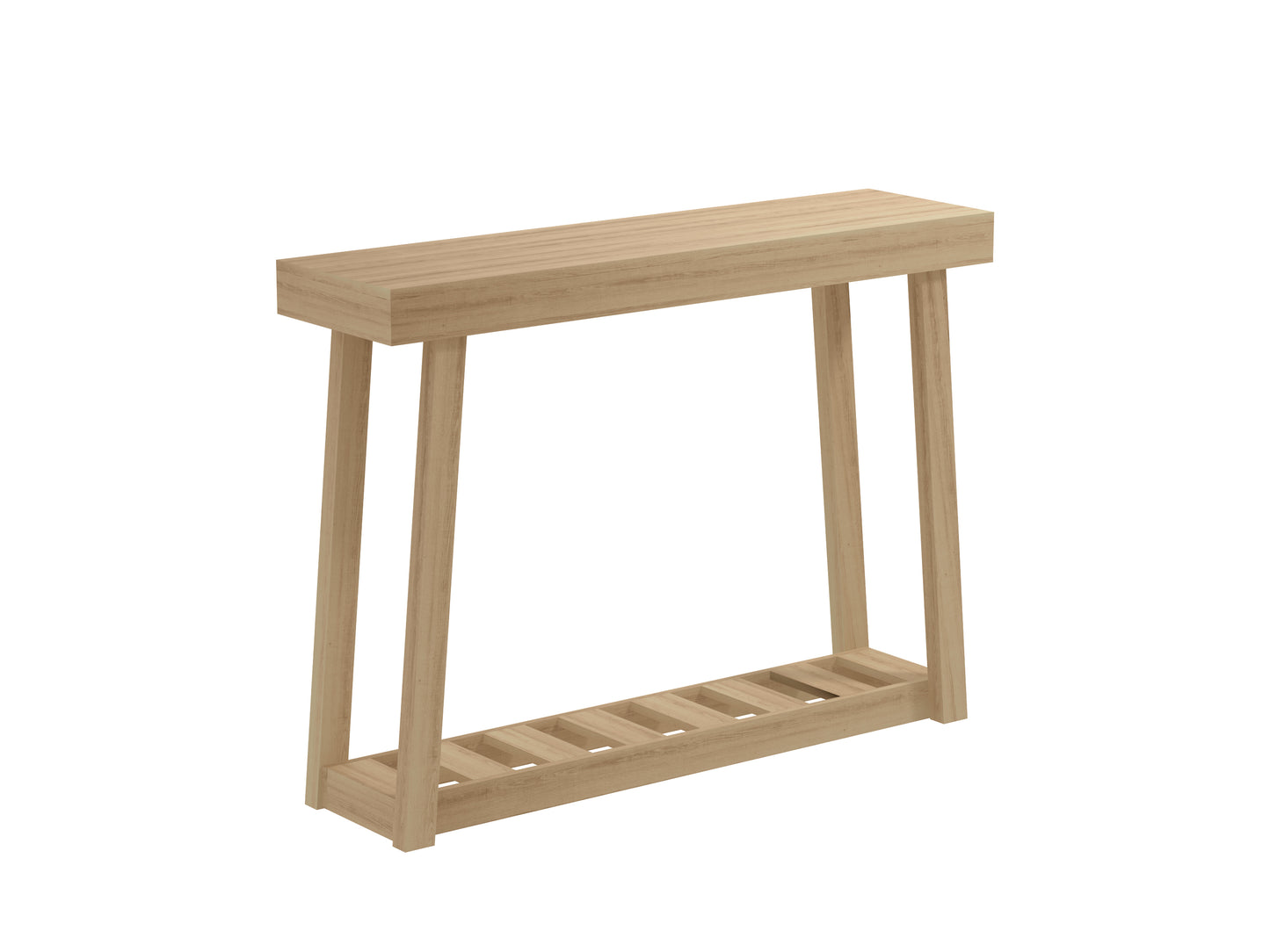 Galano Wood Console Table with Bottom Shelf 43" W x 12" D x 32" H