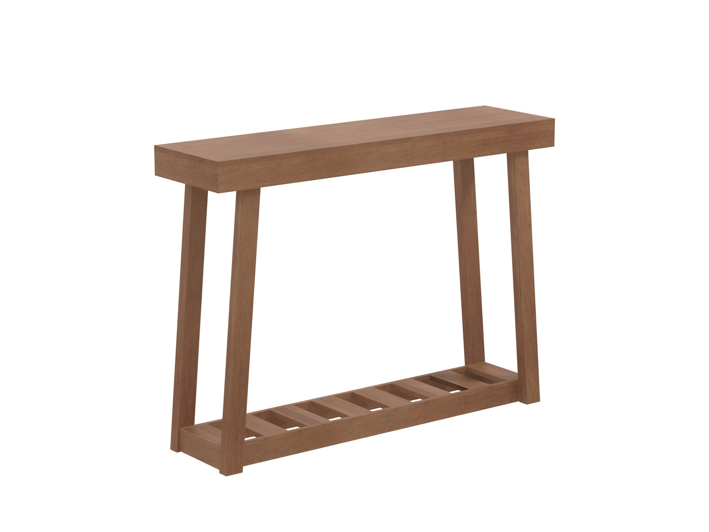Galano Wood Console Table with Bottom Shelf 43" W x 12" D x 32" H