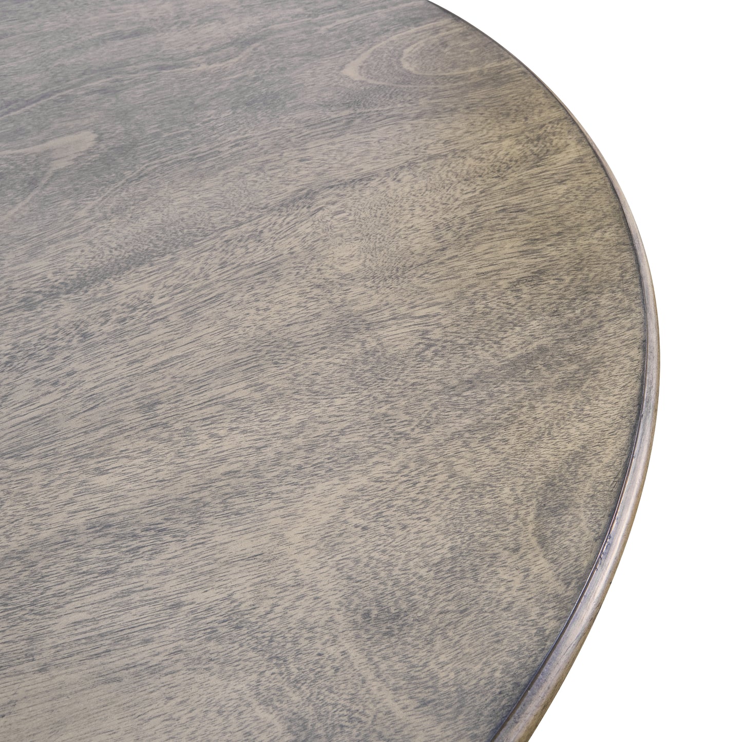 Galano Round Coffee Table with Solid Wood Legs 34.6" W x 34.6" D x 16.5" H