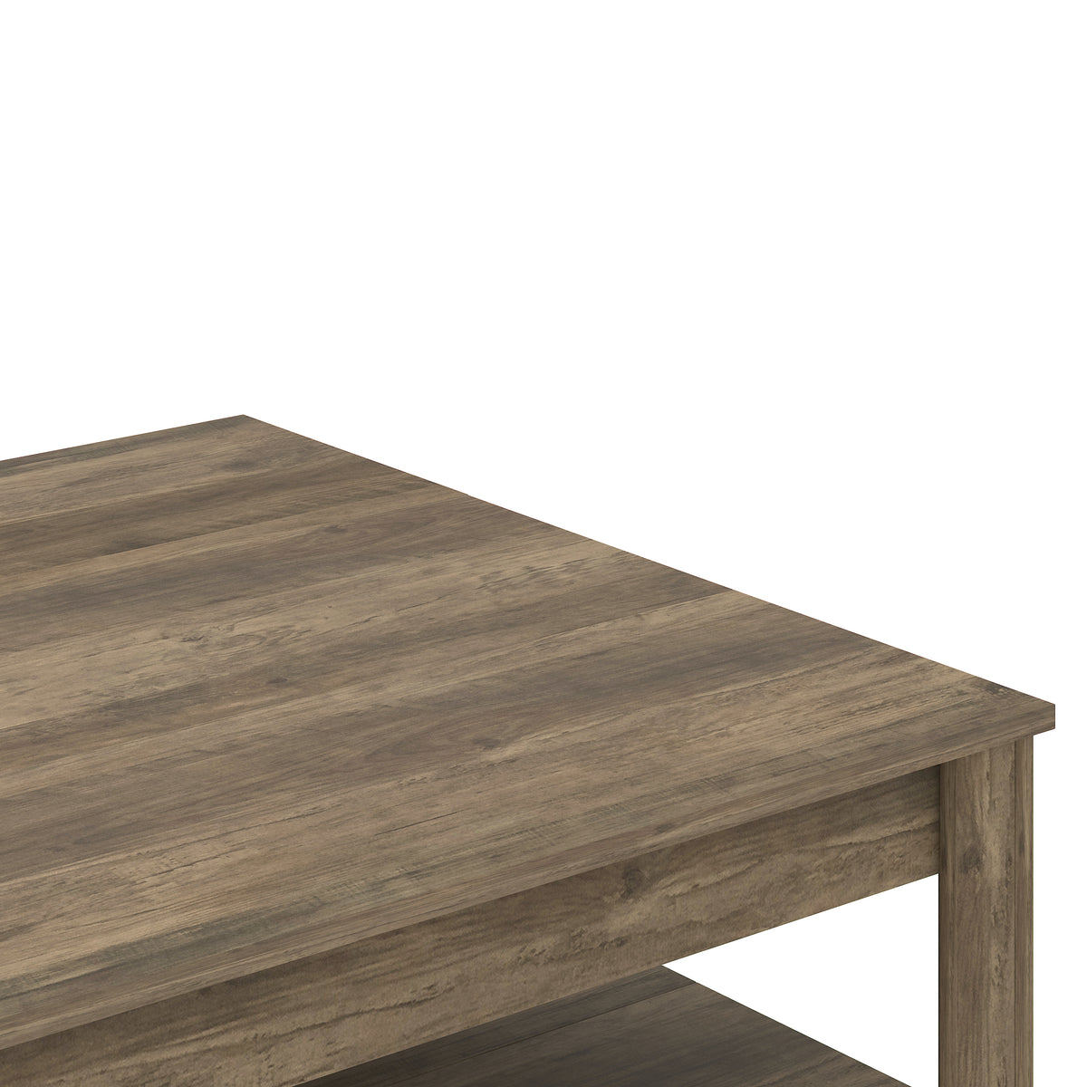 GALANO Coffee Table with Storage Shelf, 34.8" Square, 1-Piece