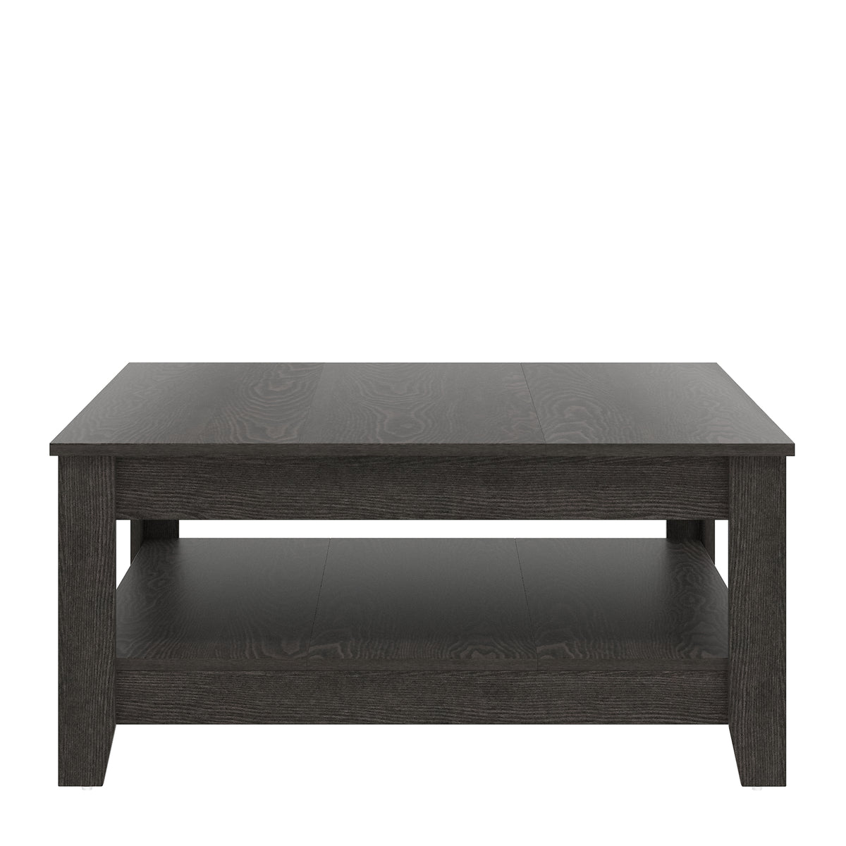 GALANO Coffee Table with Storage Shelf, 34.8" Square, 1-Piece