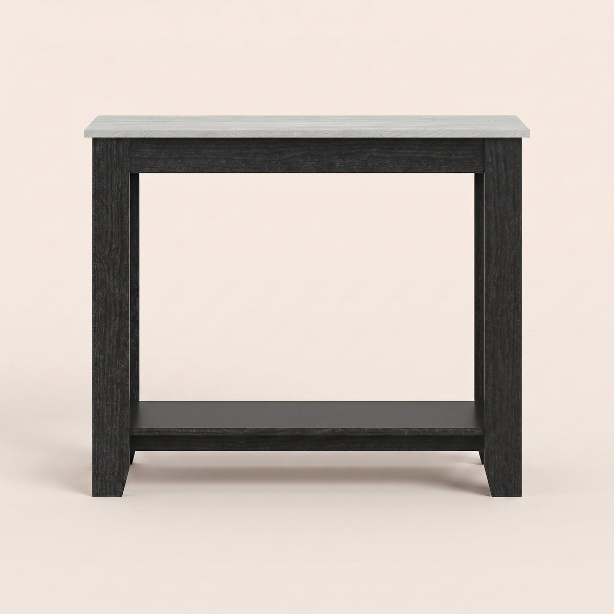 GALANO Transitional Console Table with Open Lower Shelf, 35.2"