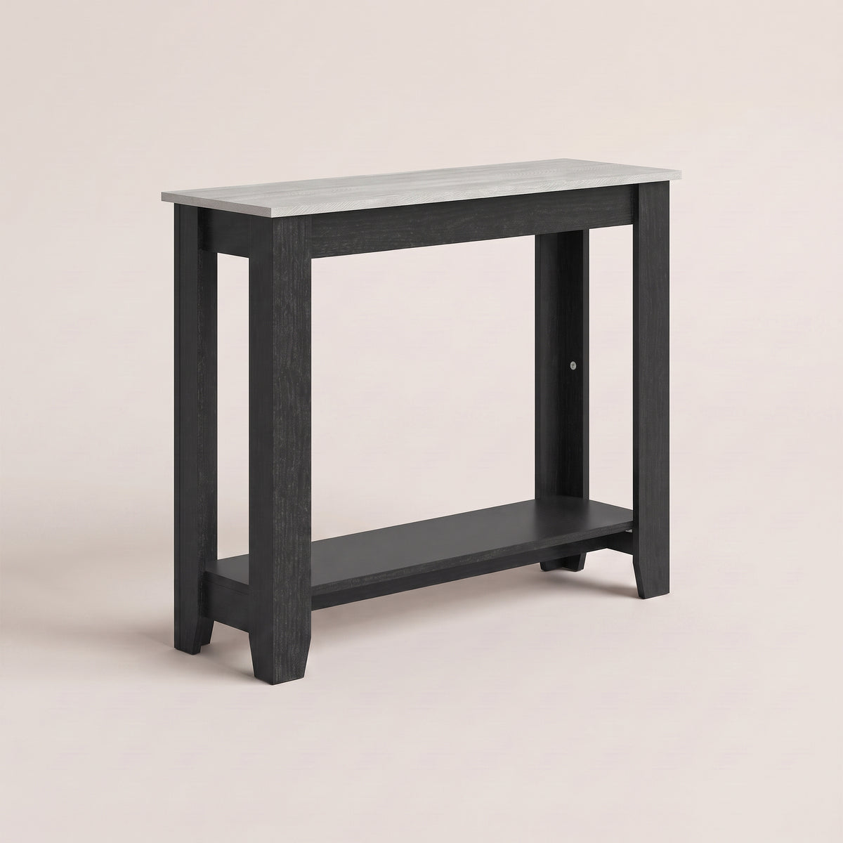 GALANO Transitional Console Table with Open Lower Shelf, 35.2"
