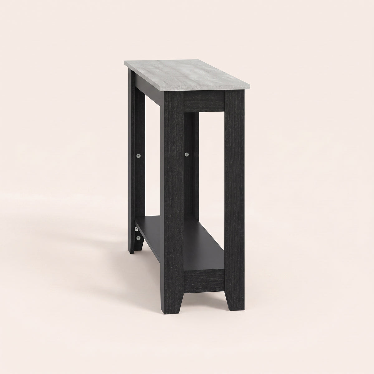 GALANO Transitional Console Table with Open Lower Shelf, 35.2"