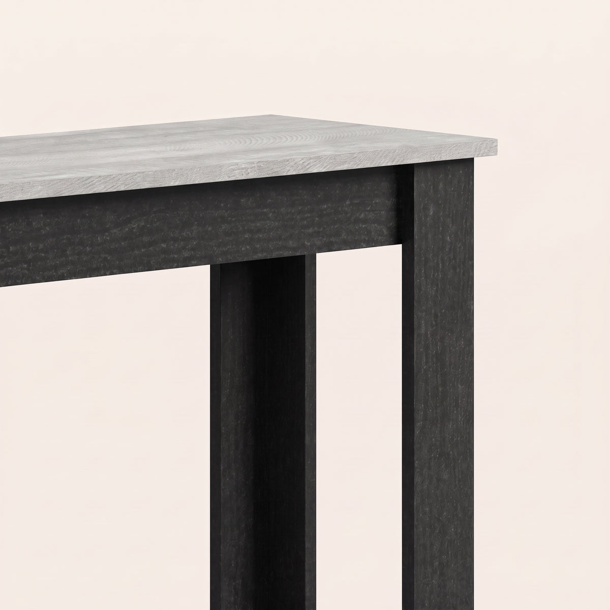 GALANO Transitional Console Table with Open Lower Shelf, 35.2"
