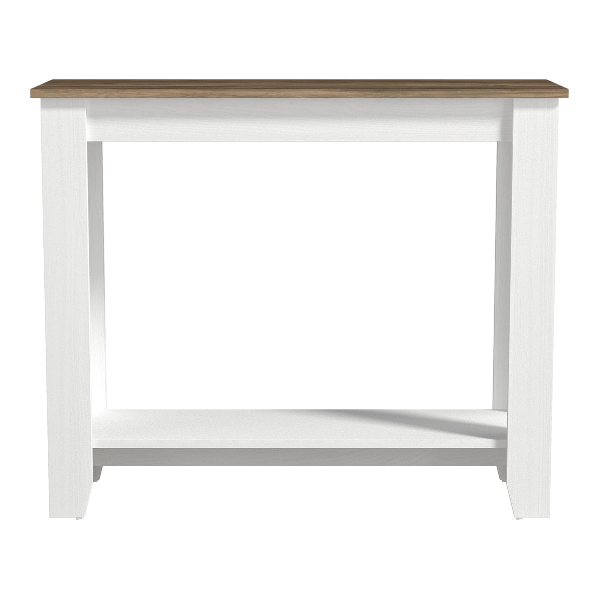 GALANO Transitional Console Table with Open Lower Shelf, 35.2"