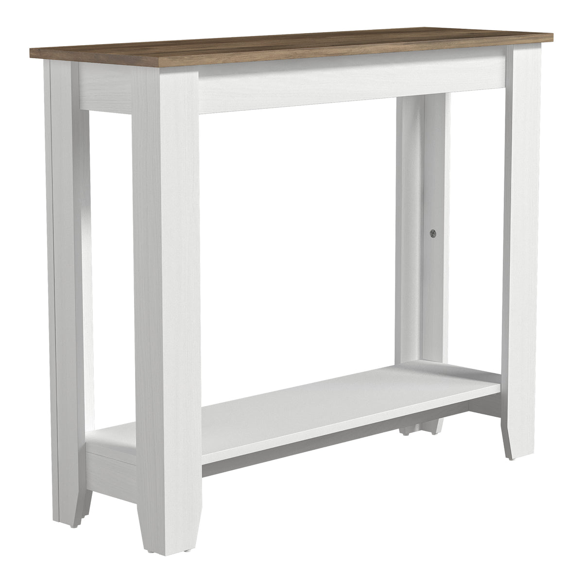 GALANO Transitional Console Table with Open Lower Shelf, 35.2"