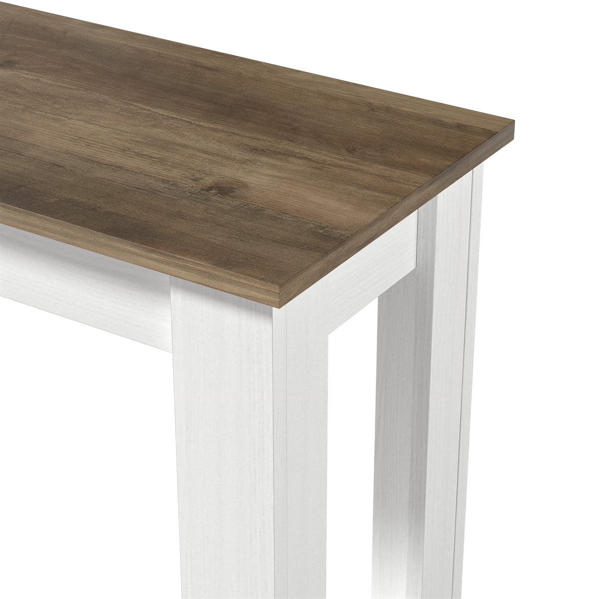GALANO Transitional Console Table with Open Lower Shelf, 35.2"
