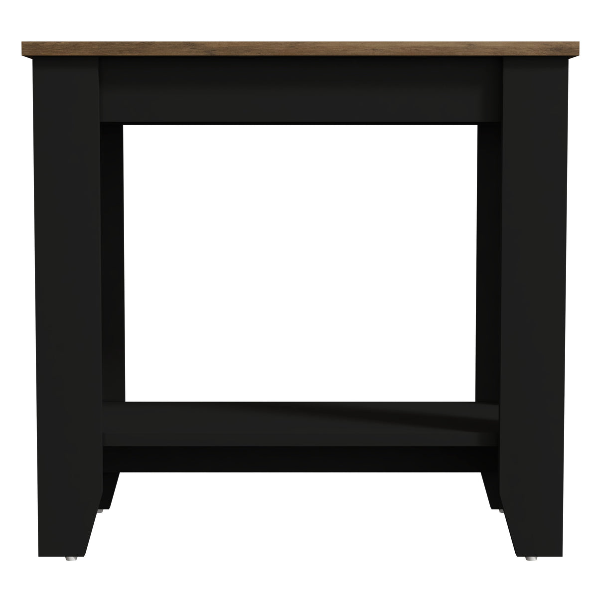 Galano Narrow Living Room Accent End Table Side Table with Lower Open Storage Shelf