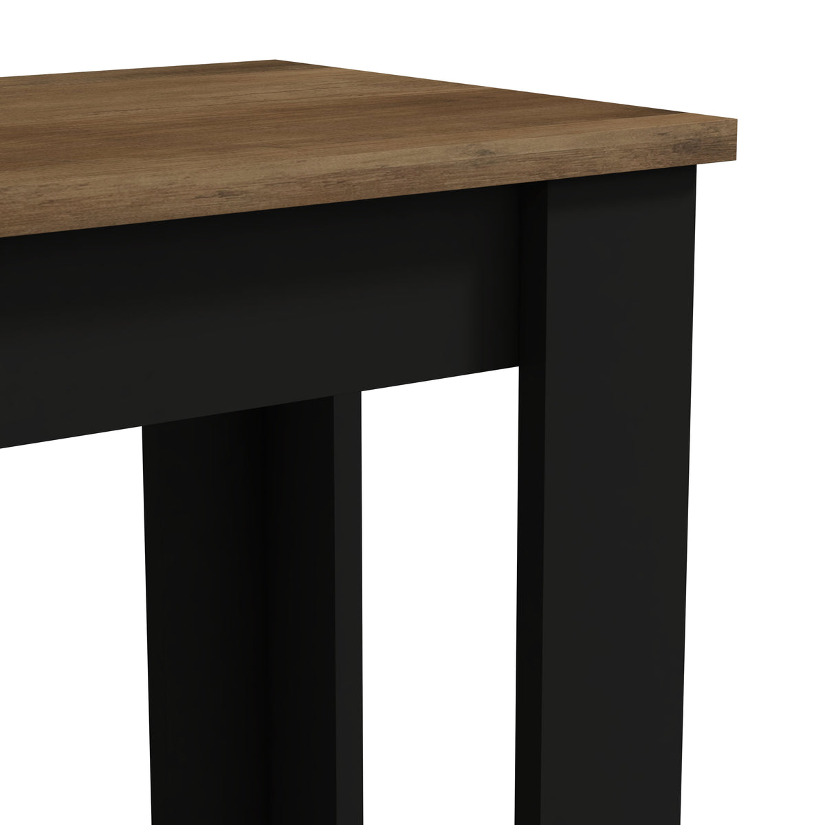 Galano Narrow Living Room Accent End Table Side Table with Lower Open Storage Shelf