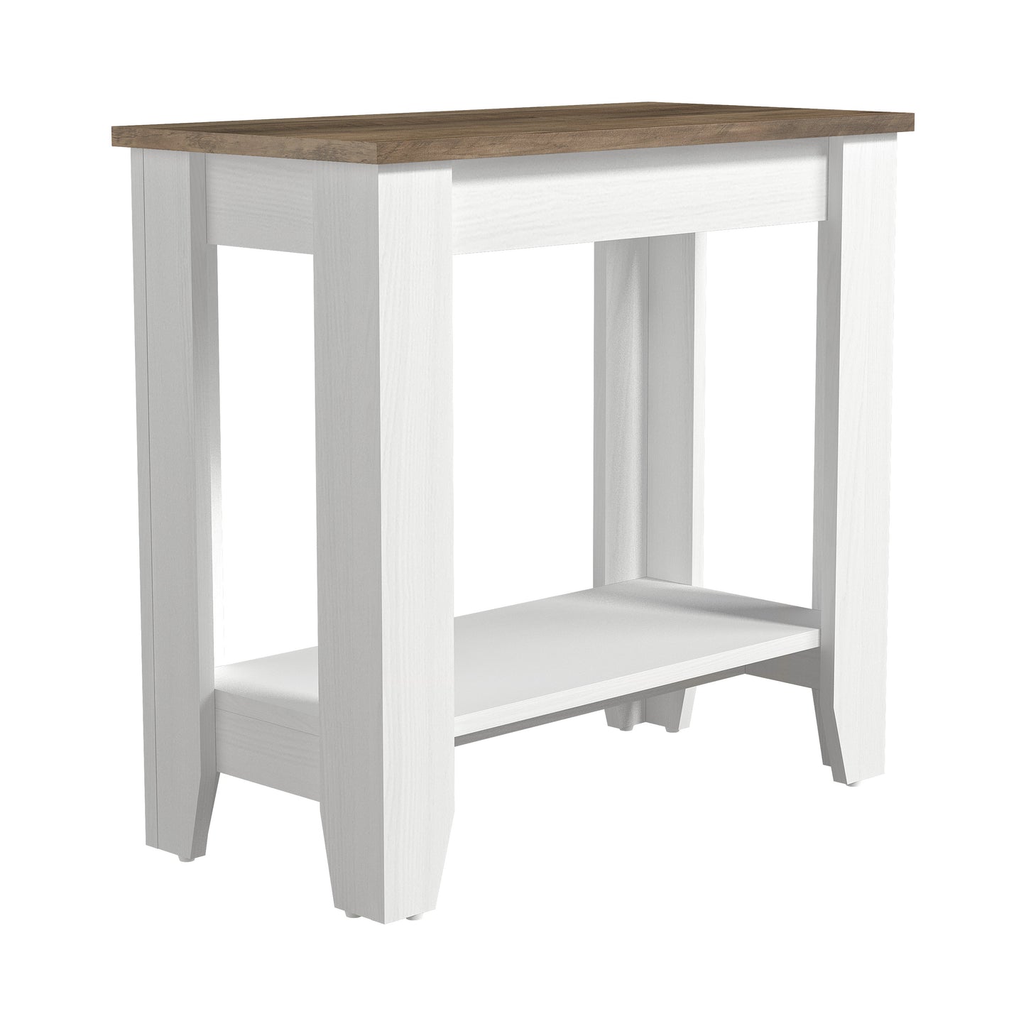 Galano End Table with Drawer and Storage Shelf 23.4" W × 11.7" D × 22" H