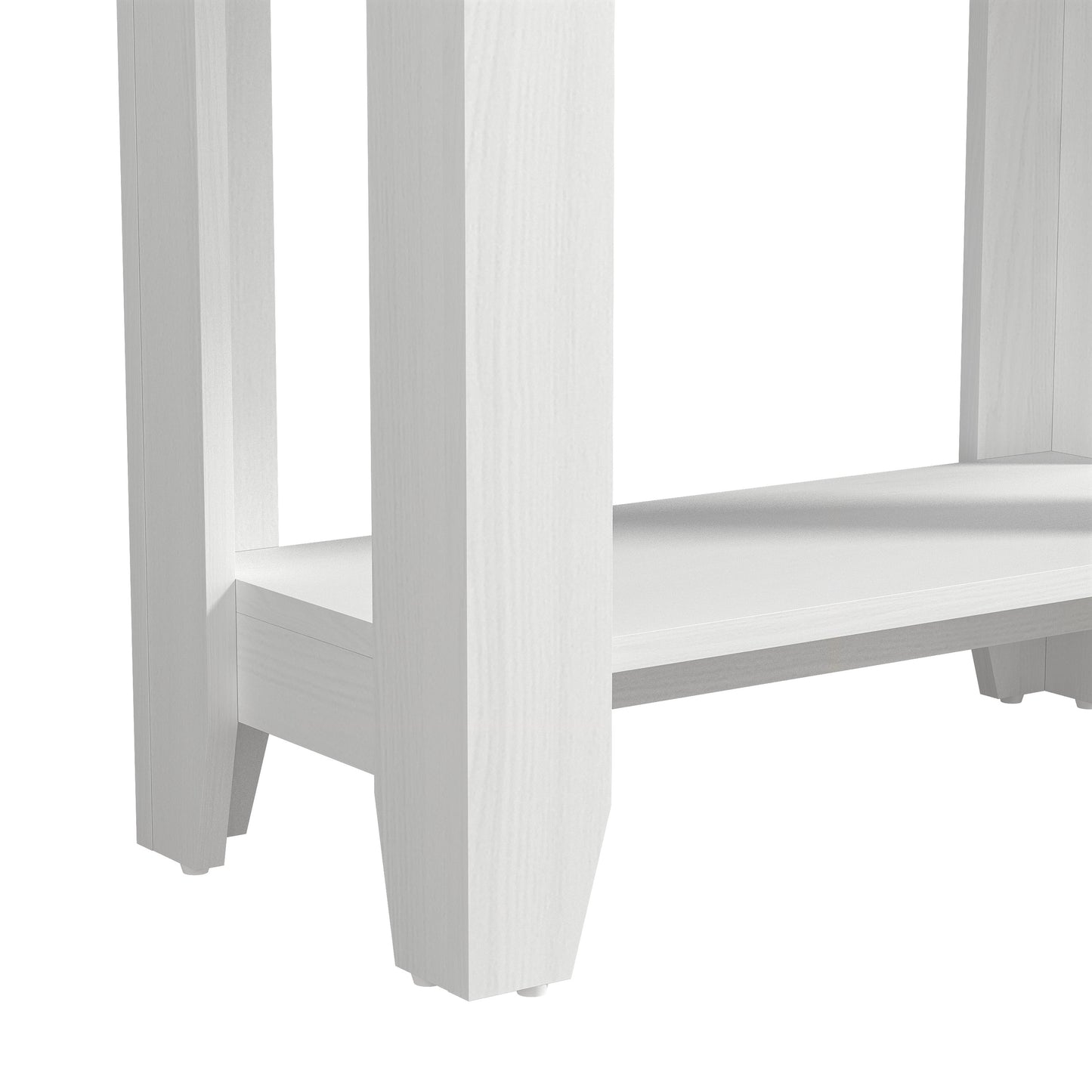 Galano End Table with Drawer and Storage Shelf 23.4" W × 11.7" D × 22" H