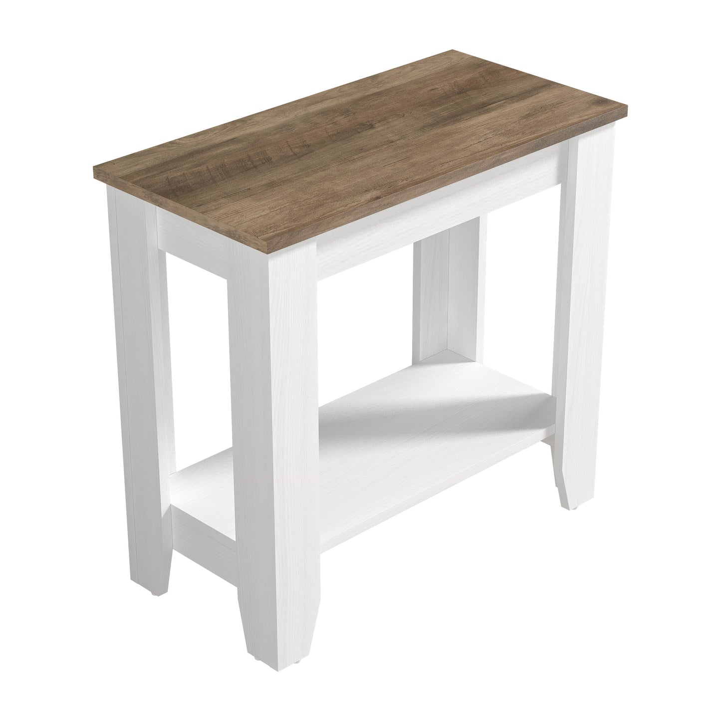 Galano End Table with Drawer and Storage Shelf 23.4" W × 11.7" D × 22" H
