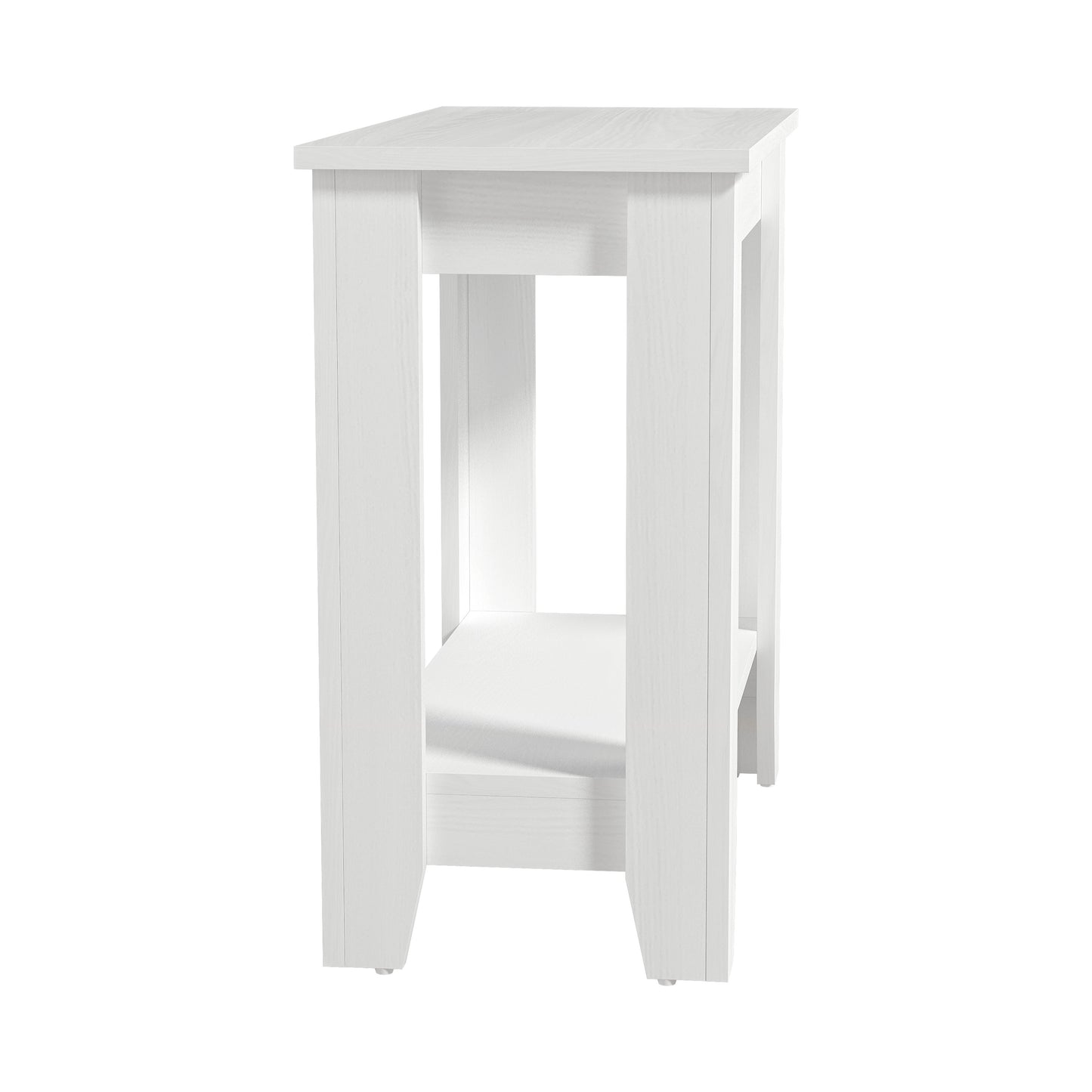 Galano End Table with Drawer and Storage Shelf 23.4" W × 11.7" D × 22" H