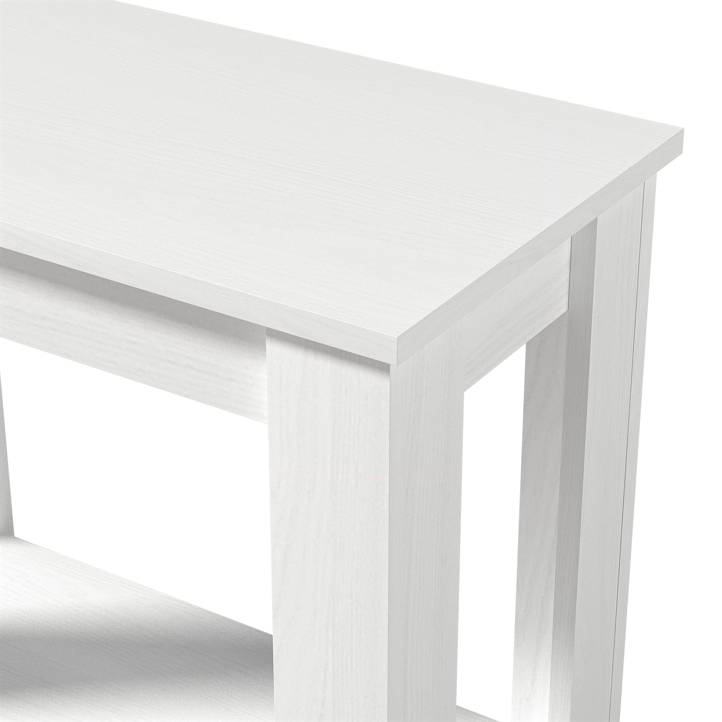 Galano End Table with Drawer and Storage Shelf 23.4" W × 11.7" D × 22" H