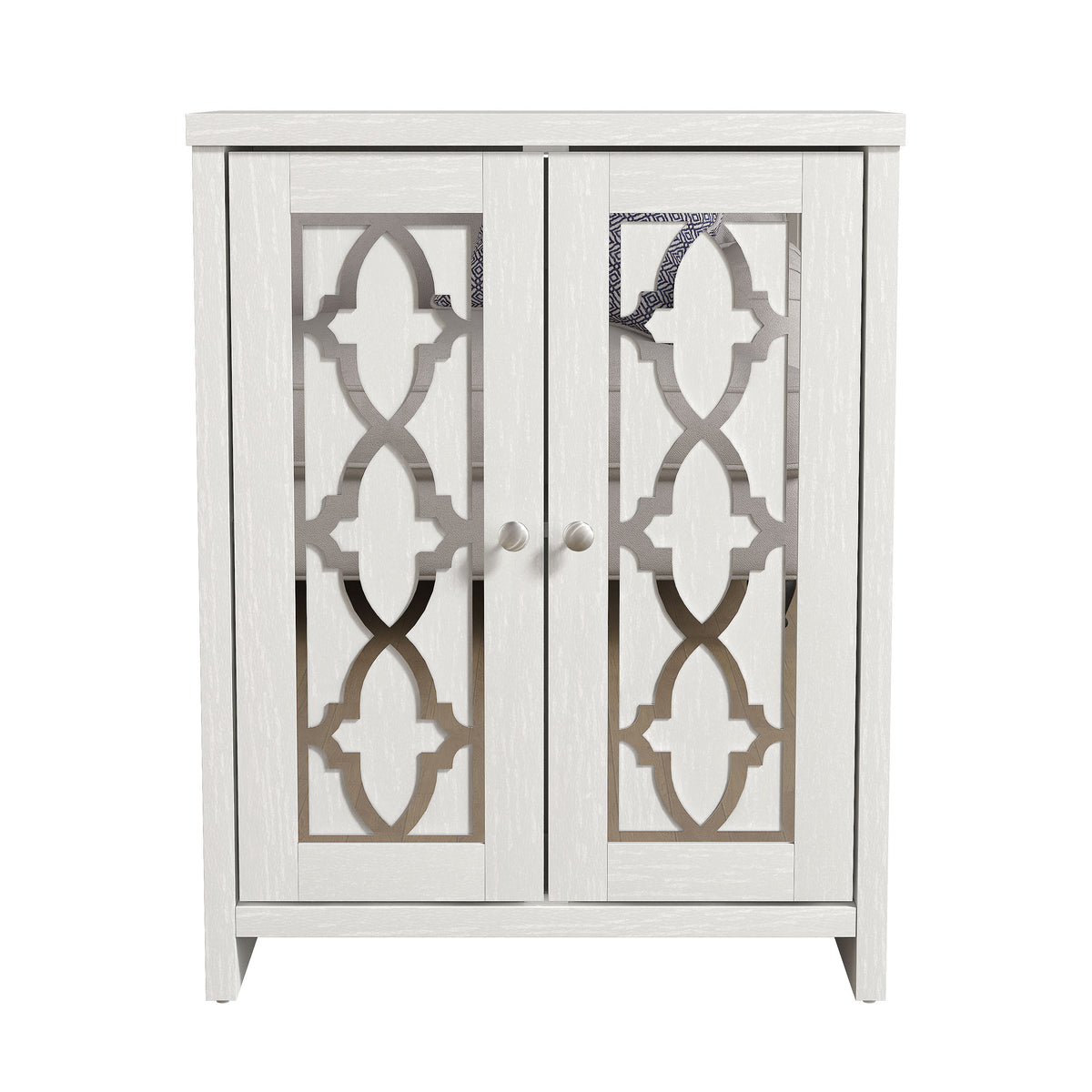 GALANO Freestanding Bathroom Cabinet with 2 Doors and Adjustable Shelf, 32"H