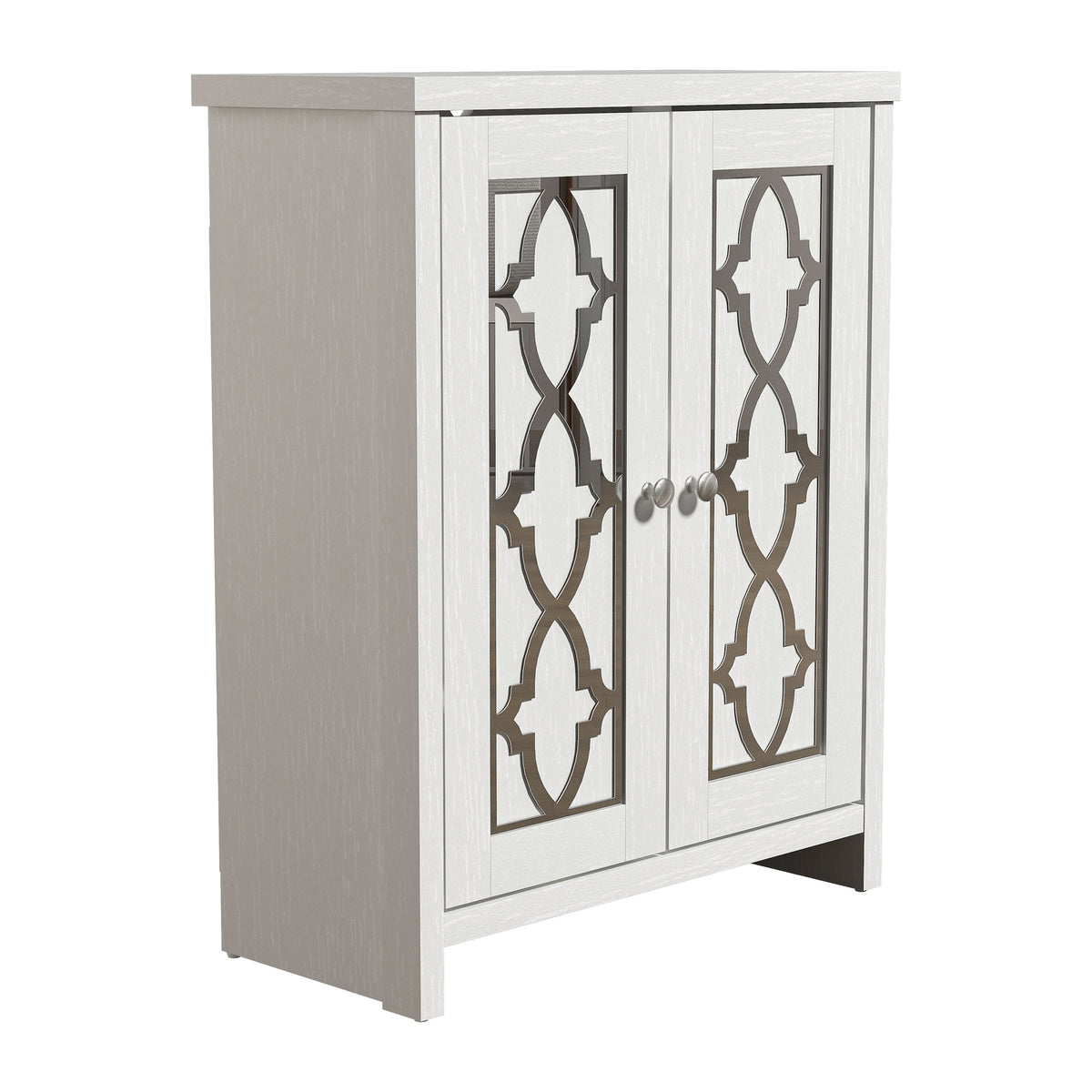 GALANO Freestanding Bathroom Cabinet with 2 Doors and Adjustable Shelf, 32"H