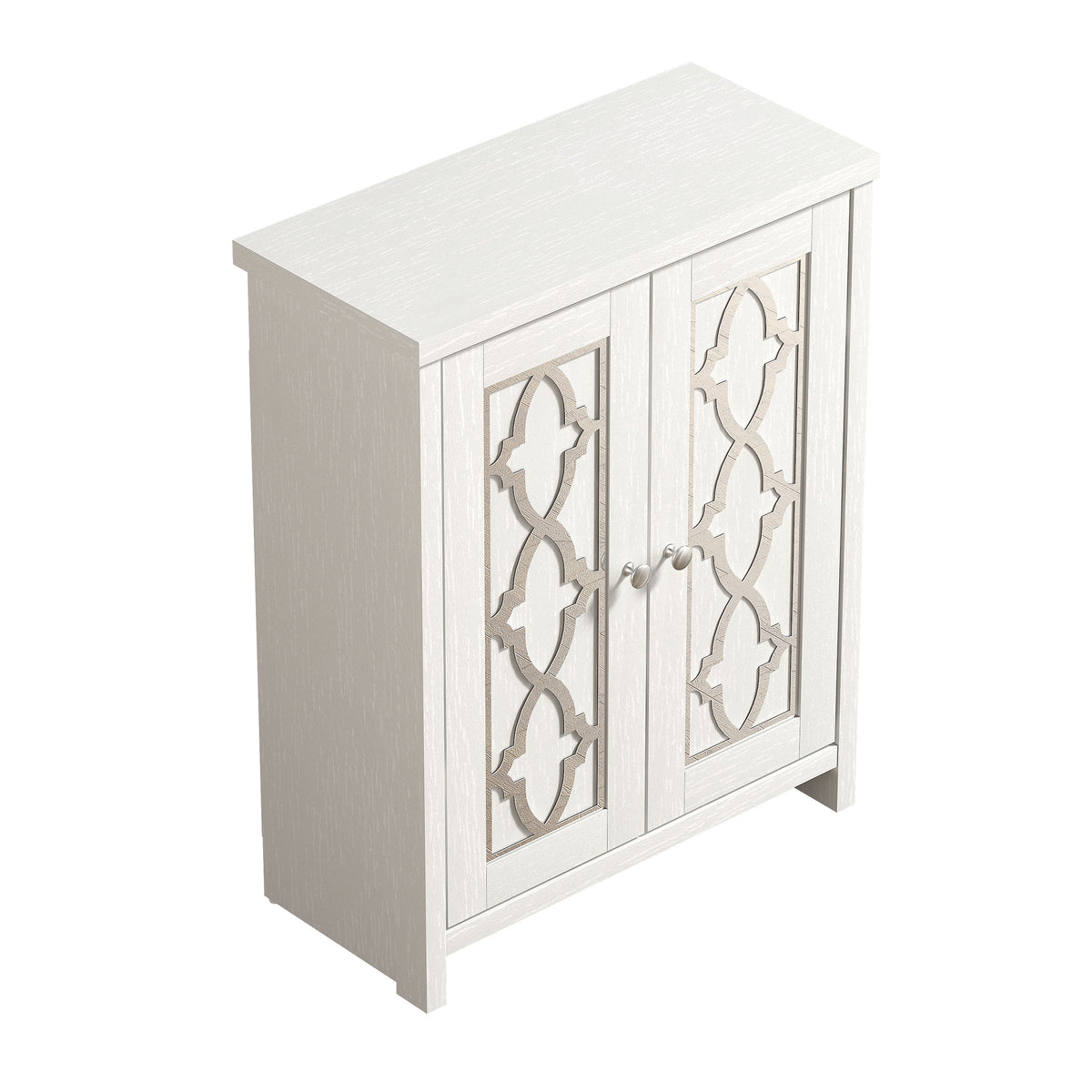 GALANO Freestanding Bathroom Cabinet with 2 Doors and Adjustable Shelf, 32"H