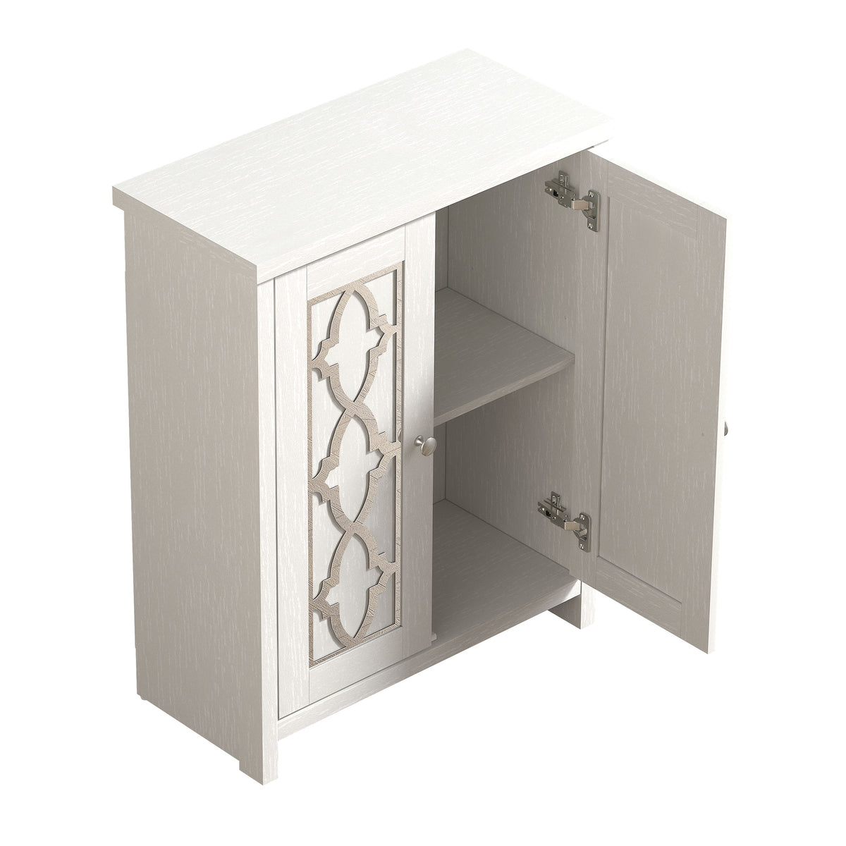 GALANO Freestanding Bathroom Cabinet with 2 Doors and Adjustable Shelf, 32"H