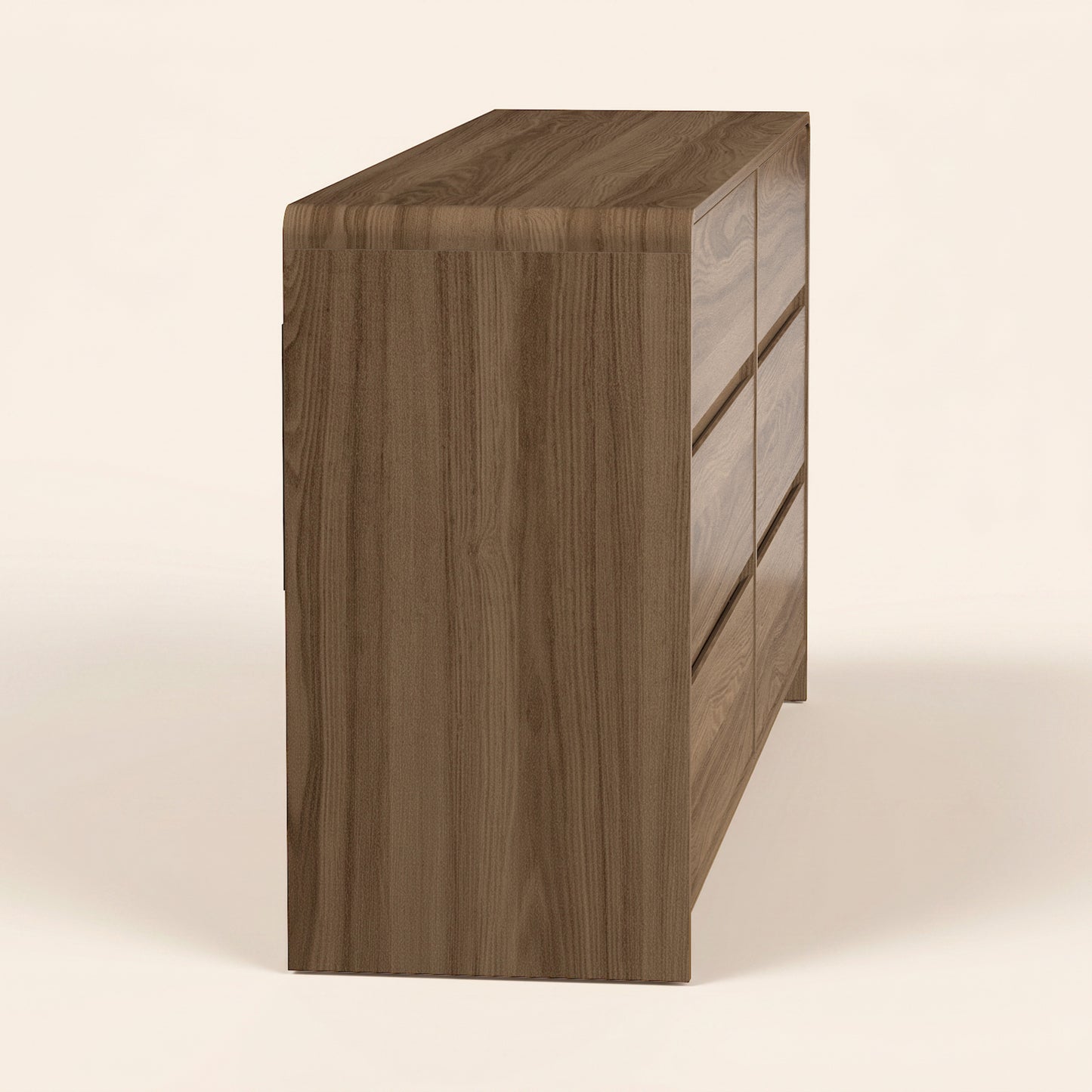 6-Drawer Dresser, 59-Inch Wide, Umber Oak