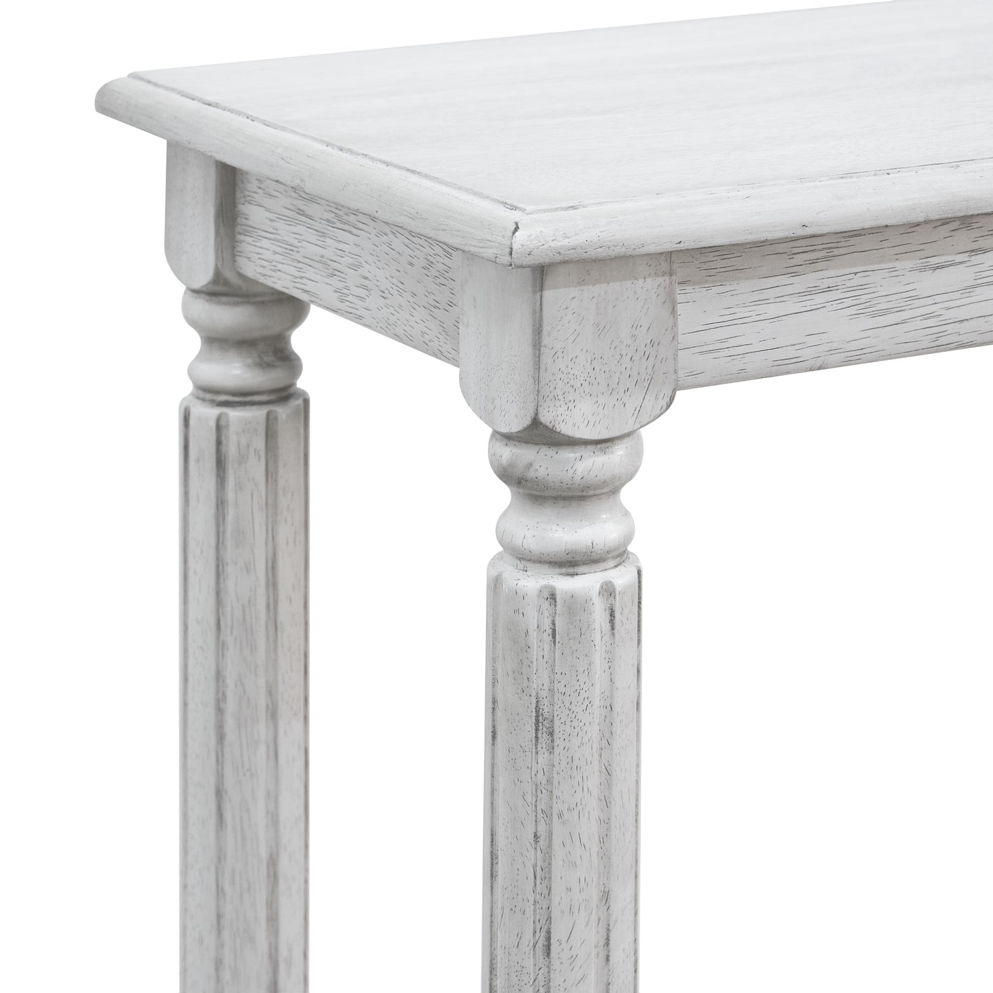 Galano Wood 2-Tier Farmhouse Console Table 35.4" W × 11.8" D × 30.2" H